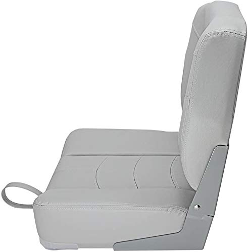 **MSC Fishing Folding Boat Seats - Portable & Comfortable, Pair Pack (S104 Gray/Gray) - Ideal for Boating, Kayaking & Outdoor Fishing Trips**