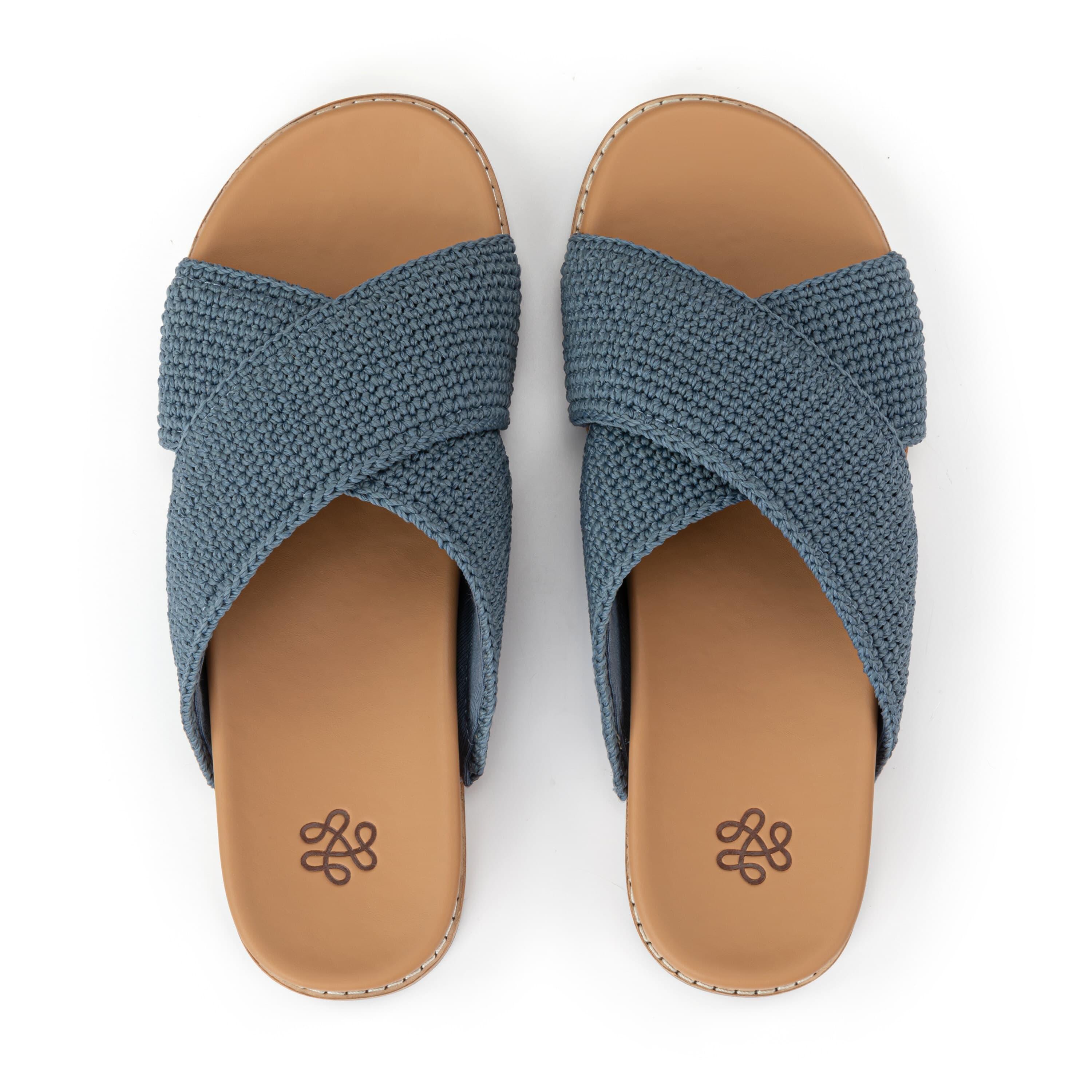 Handmade Crochet Penelope Sandal - Comfortable Bohemian Beach Sandals for Women | Perfect for Summer Vacations, Beach Walks and Casual Outings