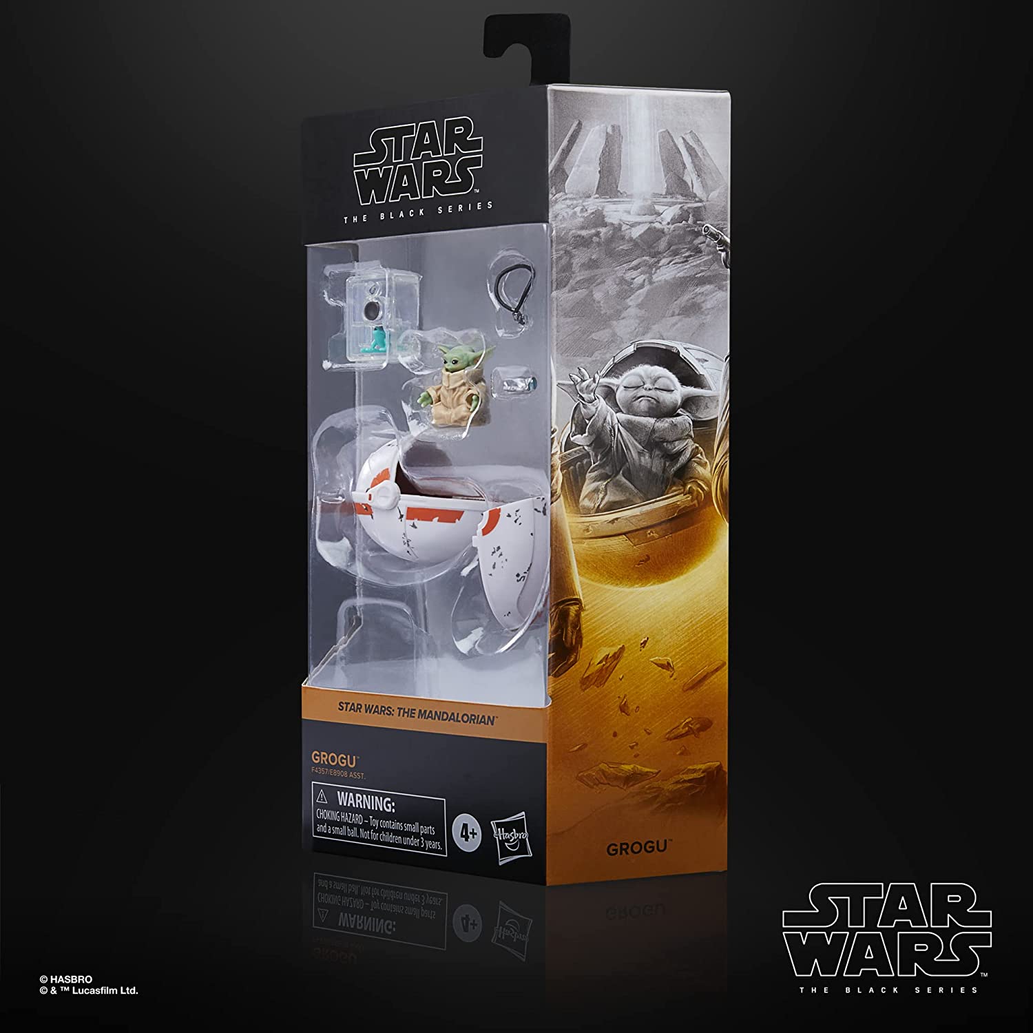 Star Wars The Black Series Grogu (The Mandalorian) 6-Inch Action Figure - Collectible Toy for Fans, Gift for Star Wars Enthusiasts - Perfect for Display, Play, and Cosplay