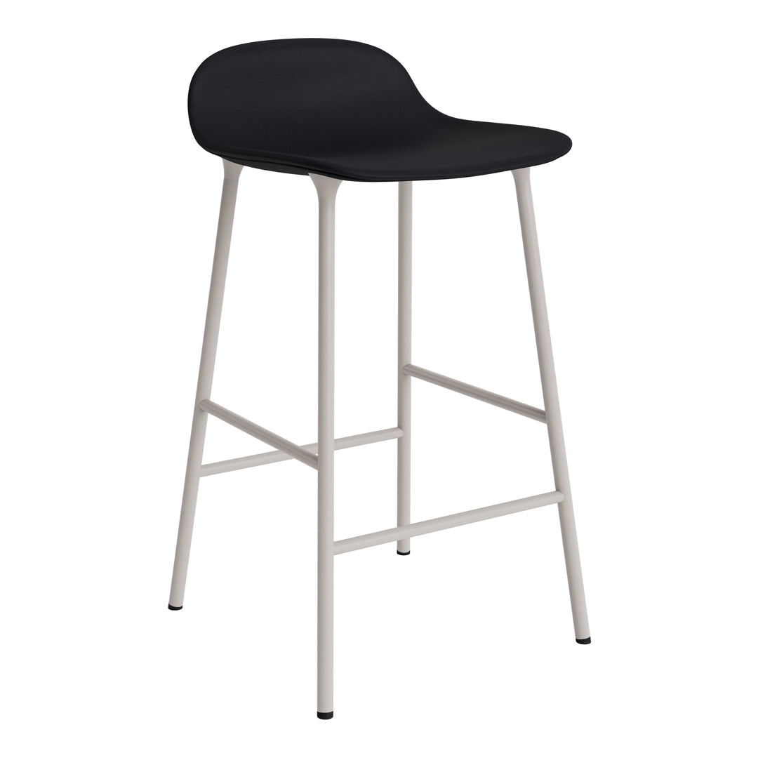 Modern Form Counter Stool with Sturdy Metal Legs & Comfortable Upholstered Seat - Perfect for Kitchen Islands, Breakfast Bars & Home Decor