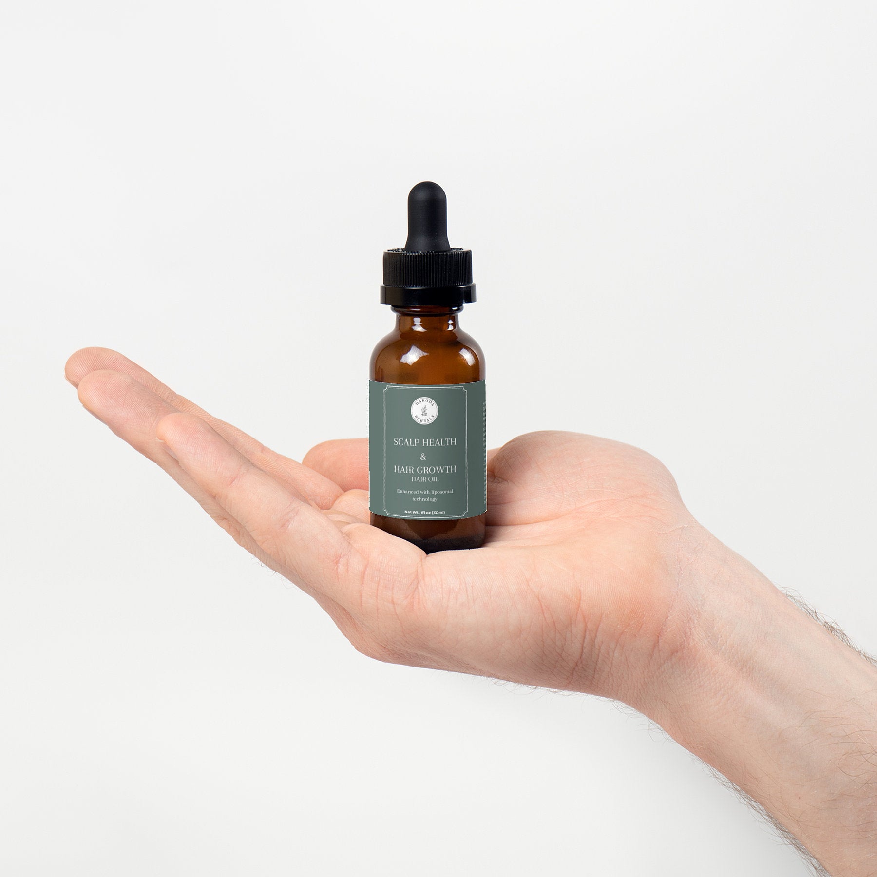 Organic Hair Growth Oil for Scalp Health - Nourishing Treatment for Dry, Damaged Hair - Promotes Thicker, Stronger Hair Growth - Perfect for Daily Hair Care Routine & Scalp Massage
