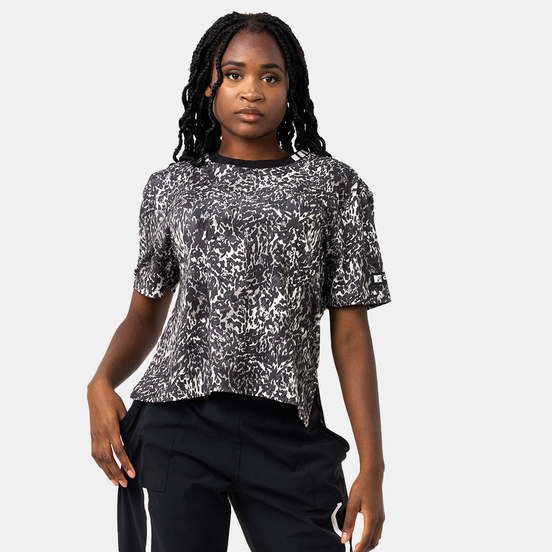 MTV Women's Push It Boxy Tee - Vintage Graphic T-Shirt for Casual Wear, Concerts & Street Style