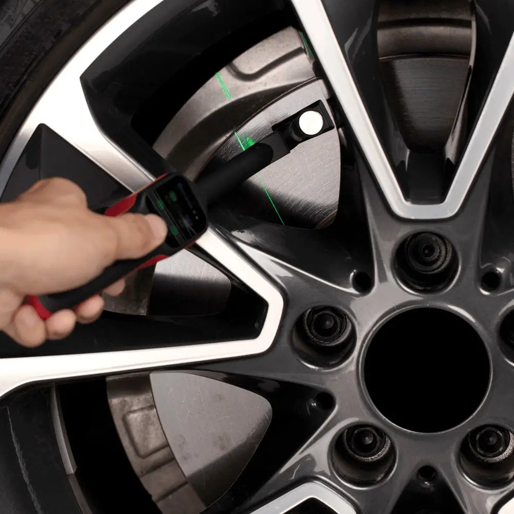 Autel MaxiTPMS TBE200 Laser Tire Tread Depth & Brake Disc Wear Gauge - Professional Automotive Diagnostic Tool for Tire and Brake Inspection | Perfect for Mechanics, Car Enthusiasts, and DIY Auto Maintenance