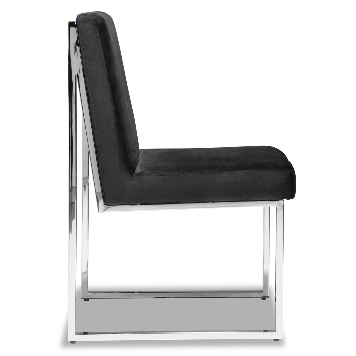 Amorra Black Side Chairs Set of 2 - Modern Dining Room Chairs for Kitchen, Living Room, and Office - Comfortable and Stylish Seating Solution