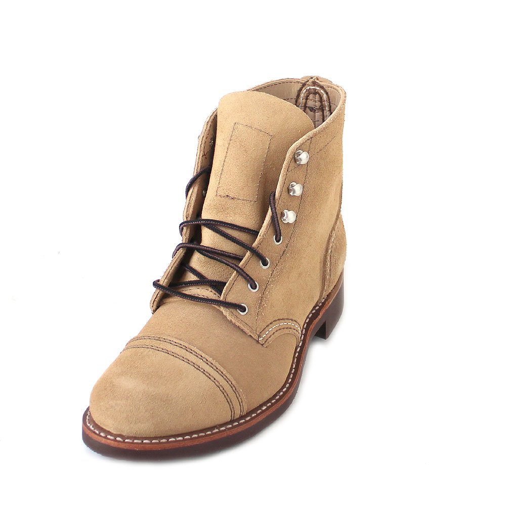 **Red Wing Women's Iron Ranger Suede Leather Boots - Stylish & Durable Ankle Boots for Hiking, Work & Casual Wear**