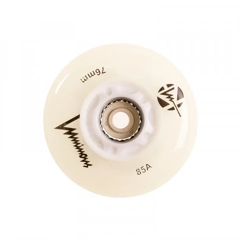 Luminous LED Inline Wheels 76mm 85a - 4 Pack Glowing Skate Wheels for Night Skating, Roller Derby & Outdoor Activities