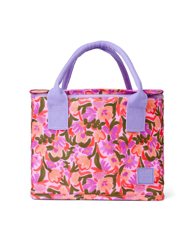 The Somewhere Co Insulated Lunch Bag for Women & Men - Reusable & Leak-Proof Petal Party Design - Perfect for Work, School, Picnics & Outdoor Activities