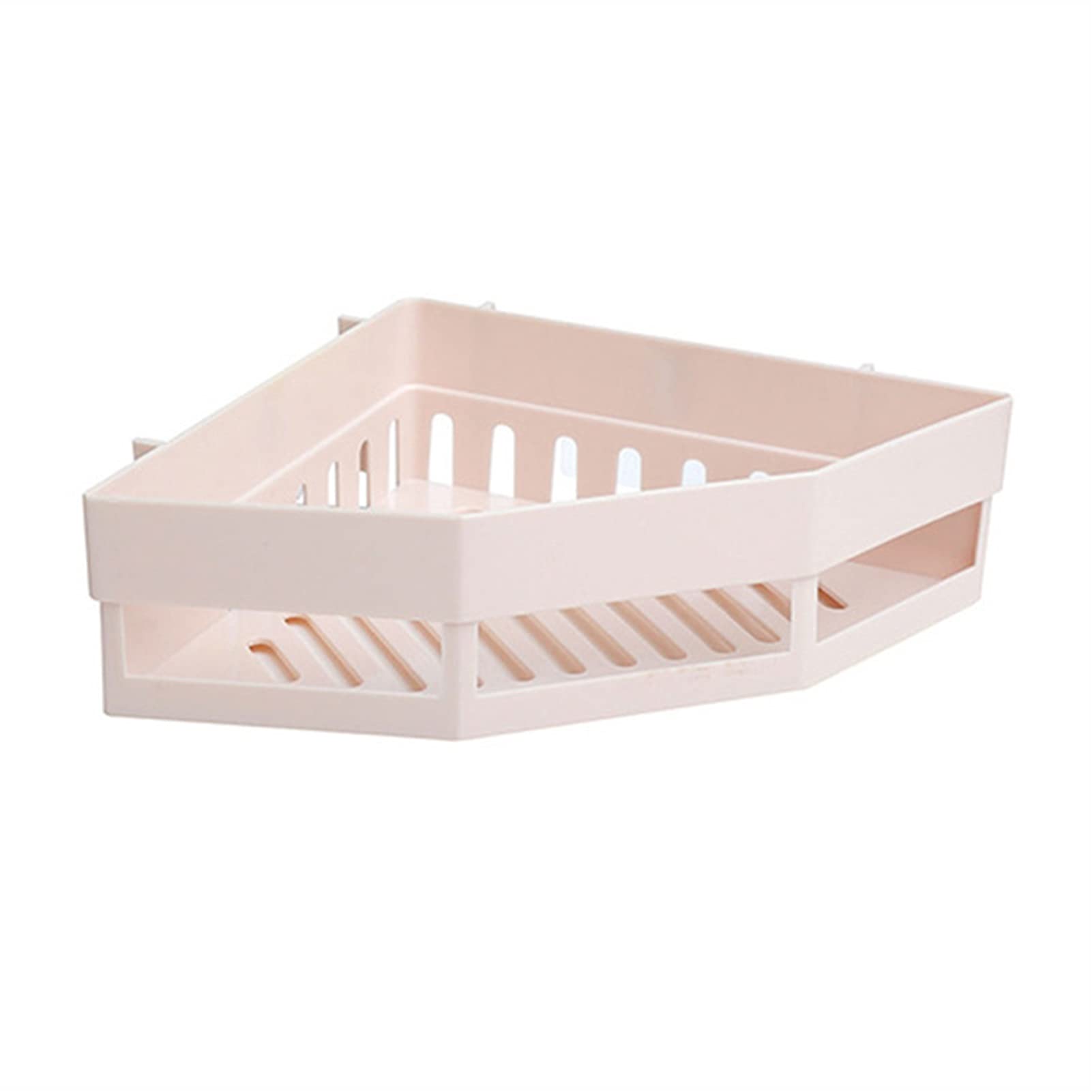 YYOUHE 1-Piece Suction Wall Shower Caddy Shelf - Triangular Bathroom Corner Organizer, Space-Saving Bath Rack for Shampoo, Soap & Toiletries - Perfect for Small Bathrooms & Showers (Color: 03)