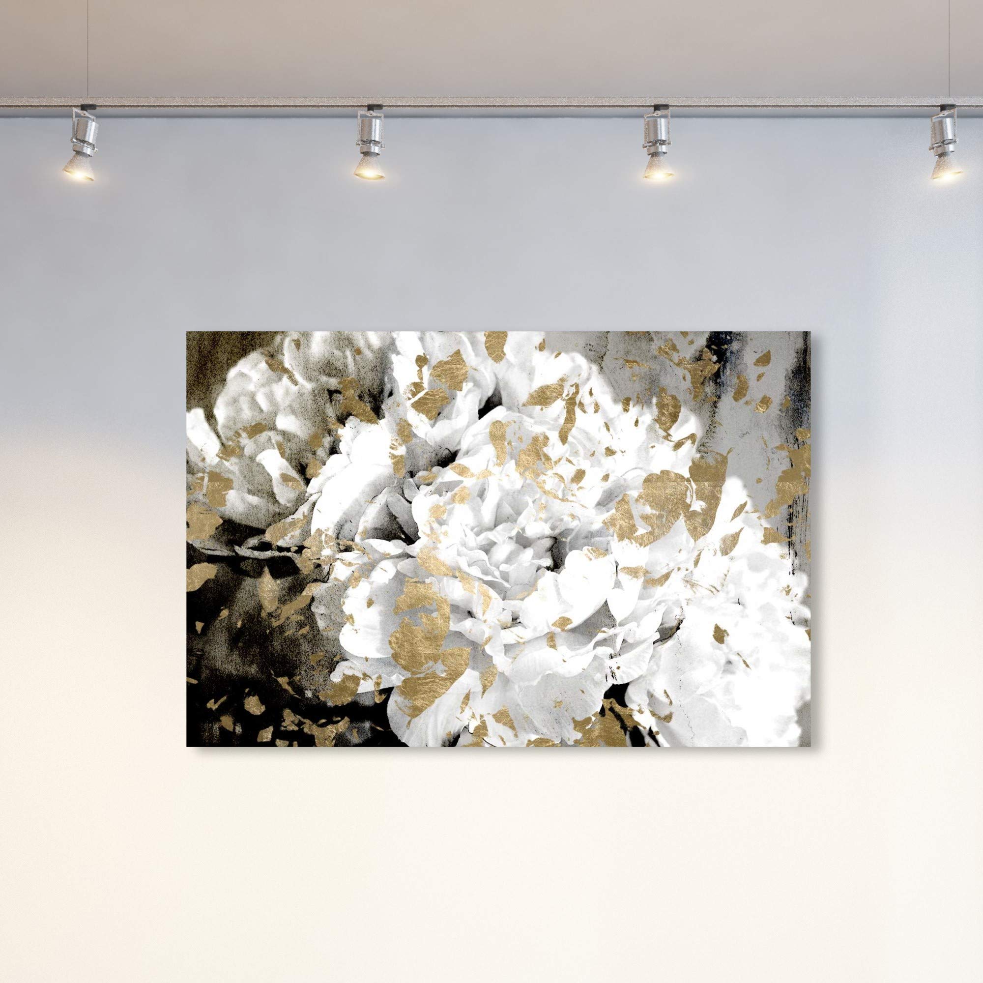 Floral and Botanical Wall Art Canvas Prints 'Petals in The Wind' - Handmade Home Decor for Living Room, Bedroom & Office - Nature Inspired Floral Paintings for Modern Interior Design