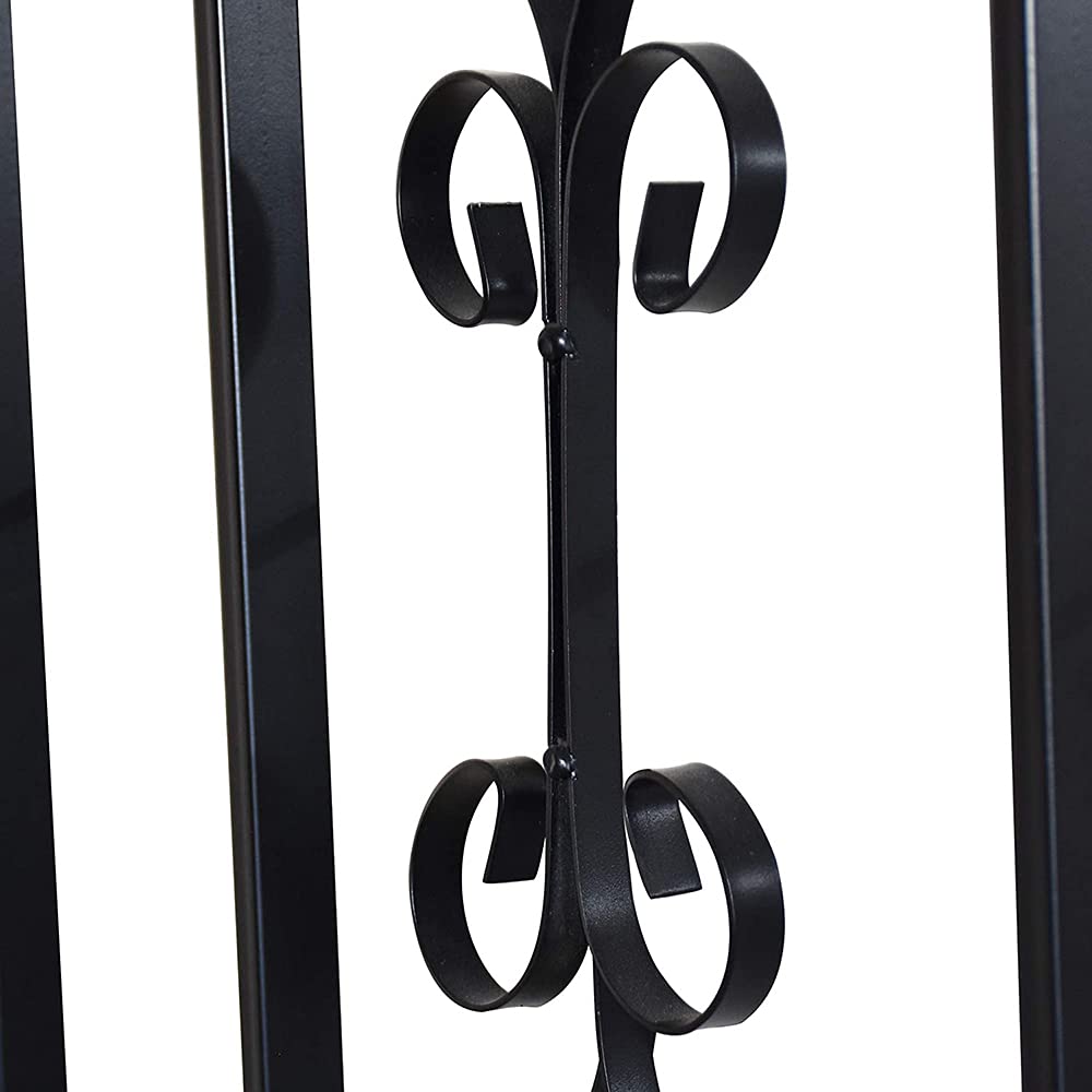 Heavy Duty Metal Garden Arbor - Sturdy Iron Wedding Arch for Climbing Plants, Roses & Vines | Outdoor Wedding Decor, Pergola Trellis Stand for Backyard, Patio & Garden Decoration