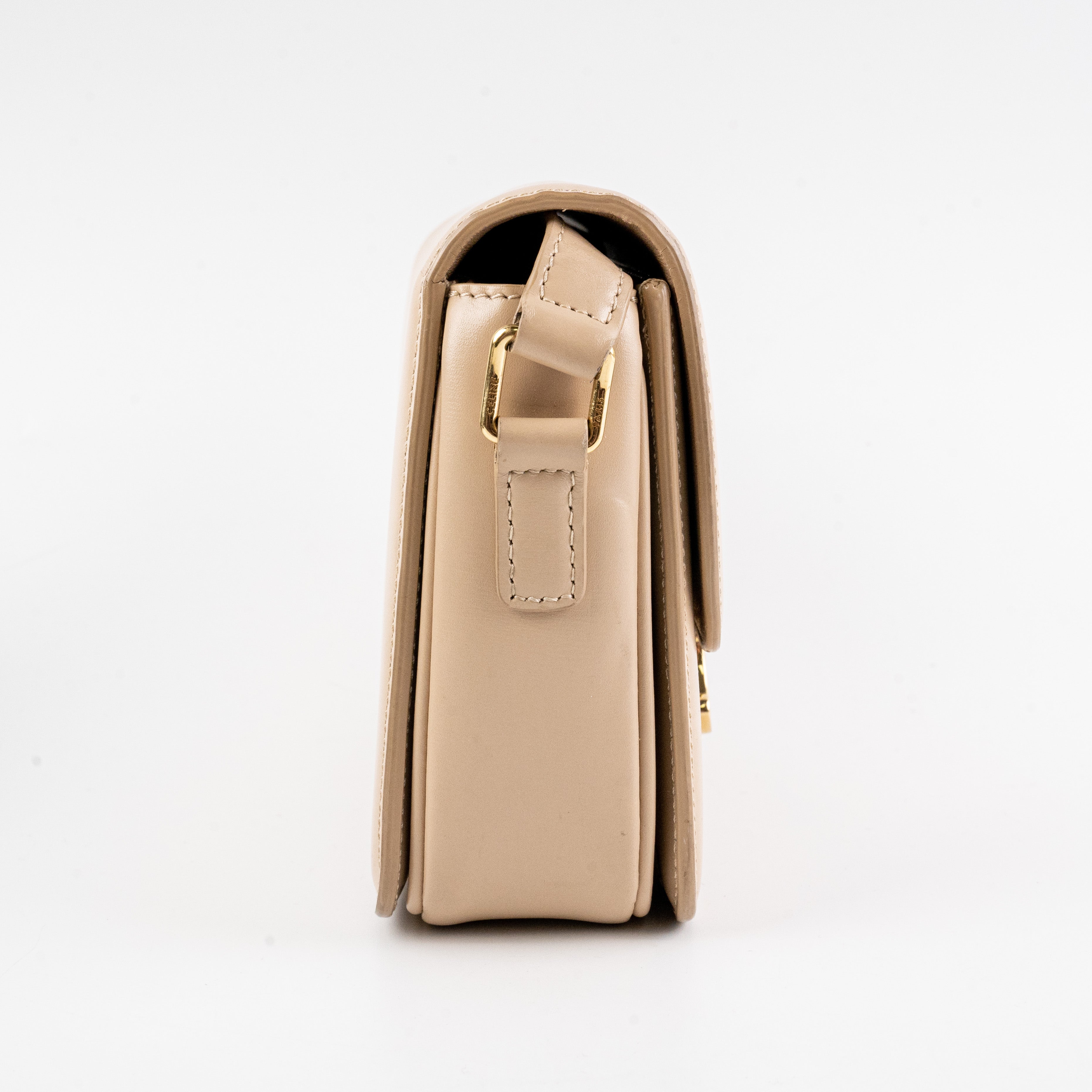 Celine Small Triomphe Box Bag - Genuine Leather Crossbody Purse for Women | Perfect for Work, Date Night & Everyday Use