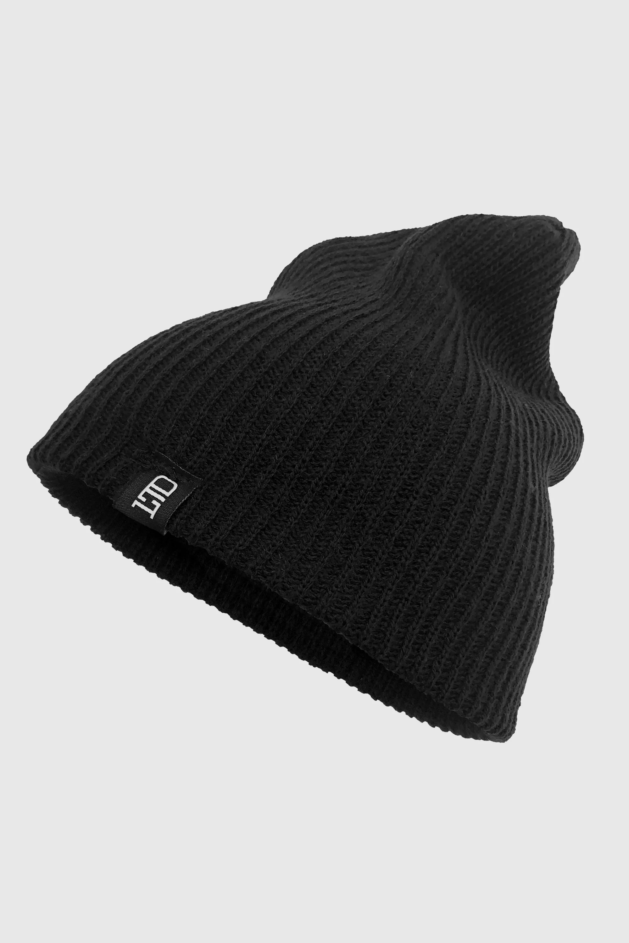 Classic Black Toque - Warm Winter Beanie for Men & Women - Perfect for Skiing, Snowboarding & Outdoor Activities