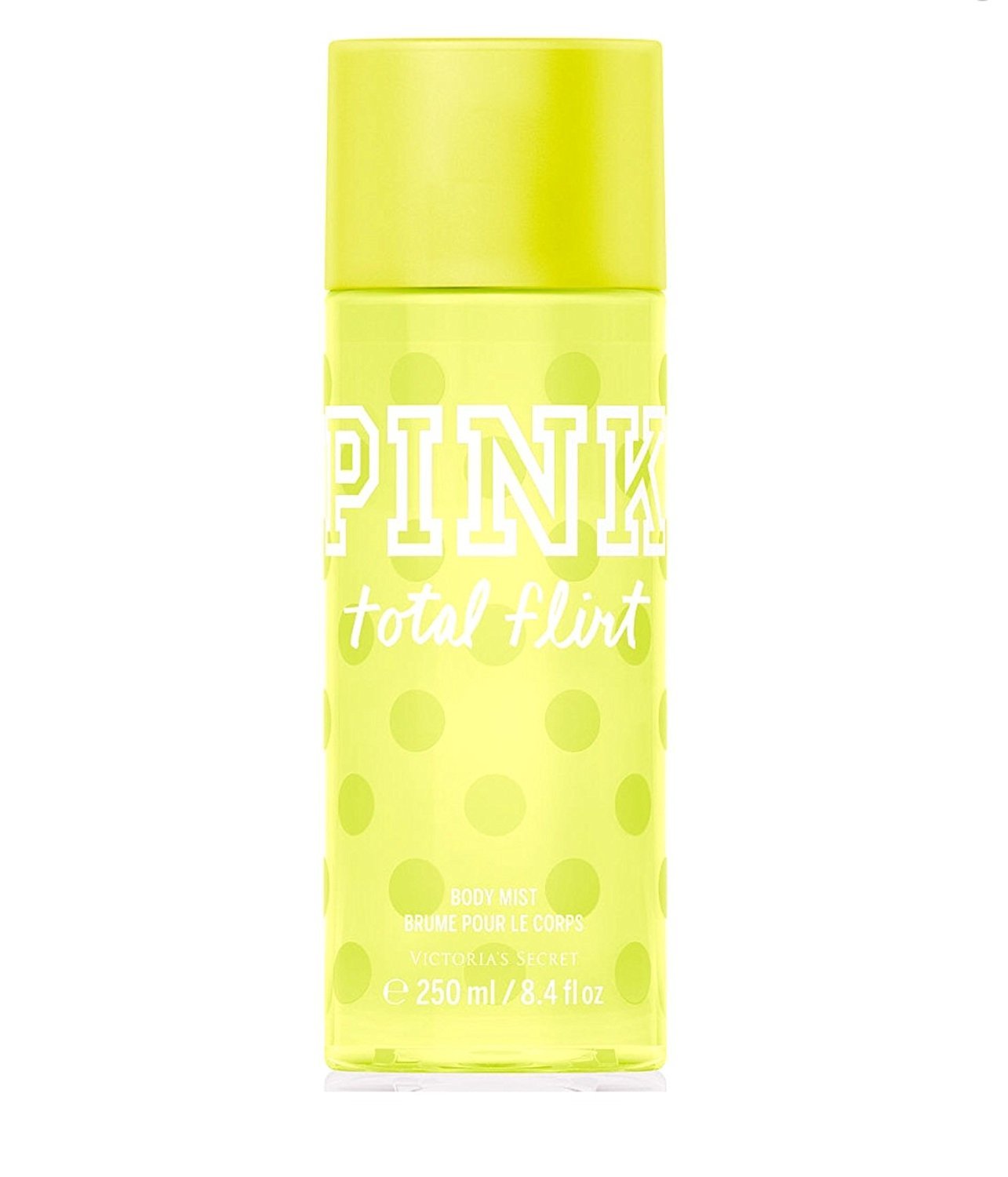 Victoria's Secret Pink Total Flirt Body Mist 8.4 Oz - Floral Fruity Fragrance for Women, Long-Lasting Perfume Spray - Perfect for Date Night, Work & Everyday Wear