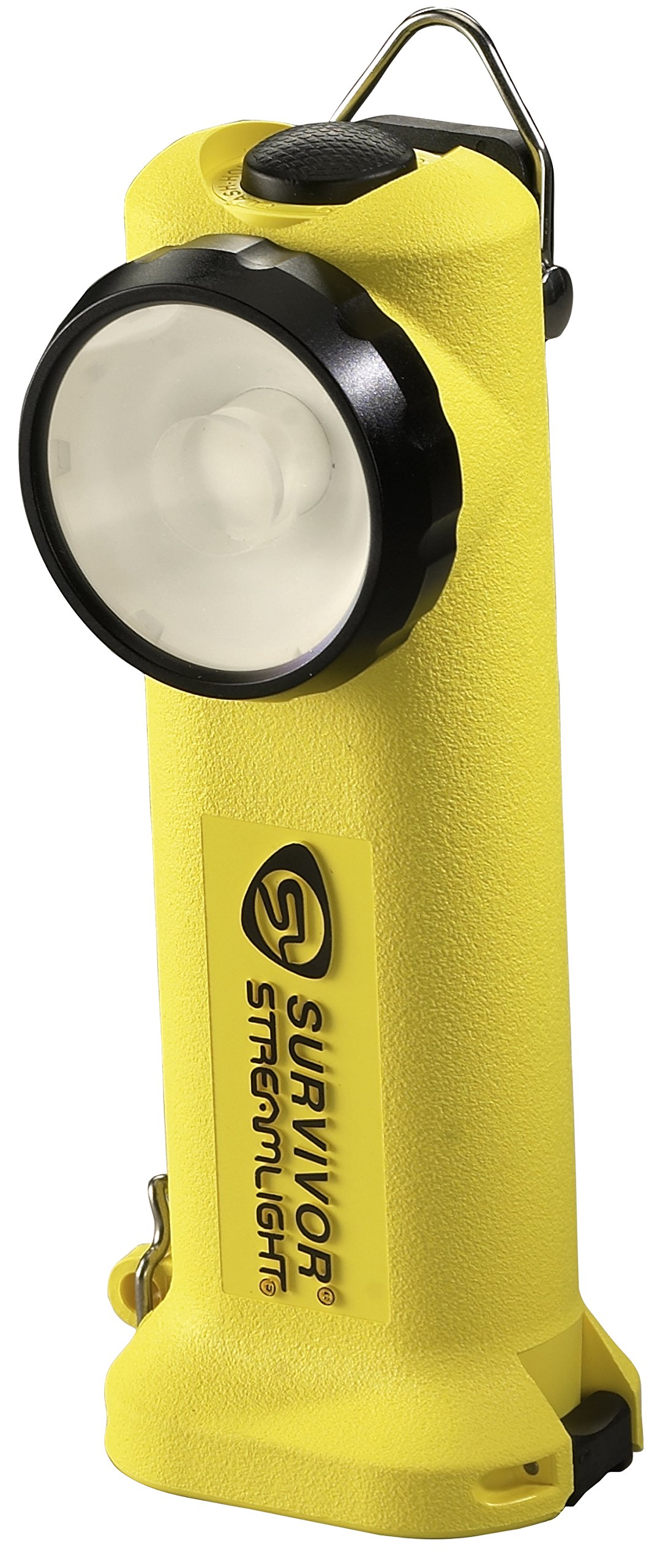 Streamlight 90519 Survivor LED Flashlight - 175 Lumens with 12V DC Fast Charger, Yellow | Emergency, Camping, Outdoor, Survival & Tactical Use