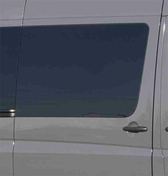 AMA Passenger Side Sliding Door Solid Glass Replacement for 2007-2024 Toyota Sienna (MS06 R1 2 P) - Durable Auto Part for Family Minivan Safety & Comfort