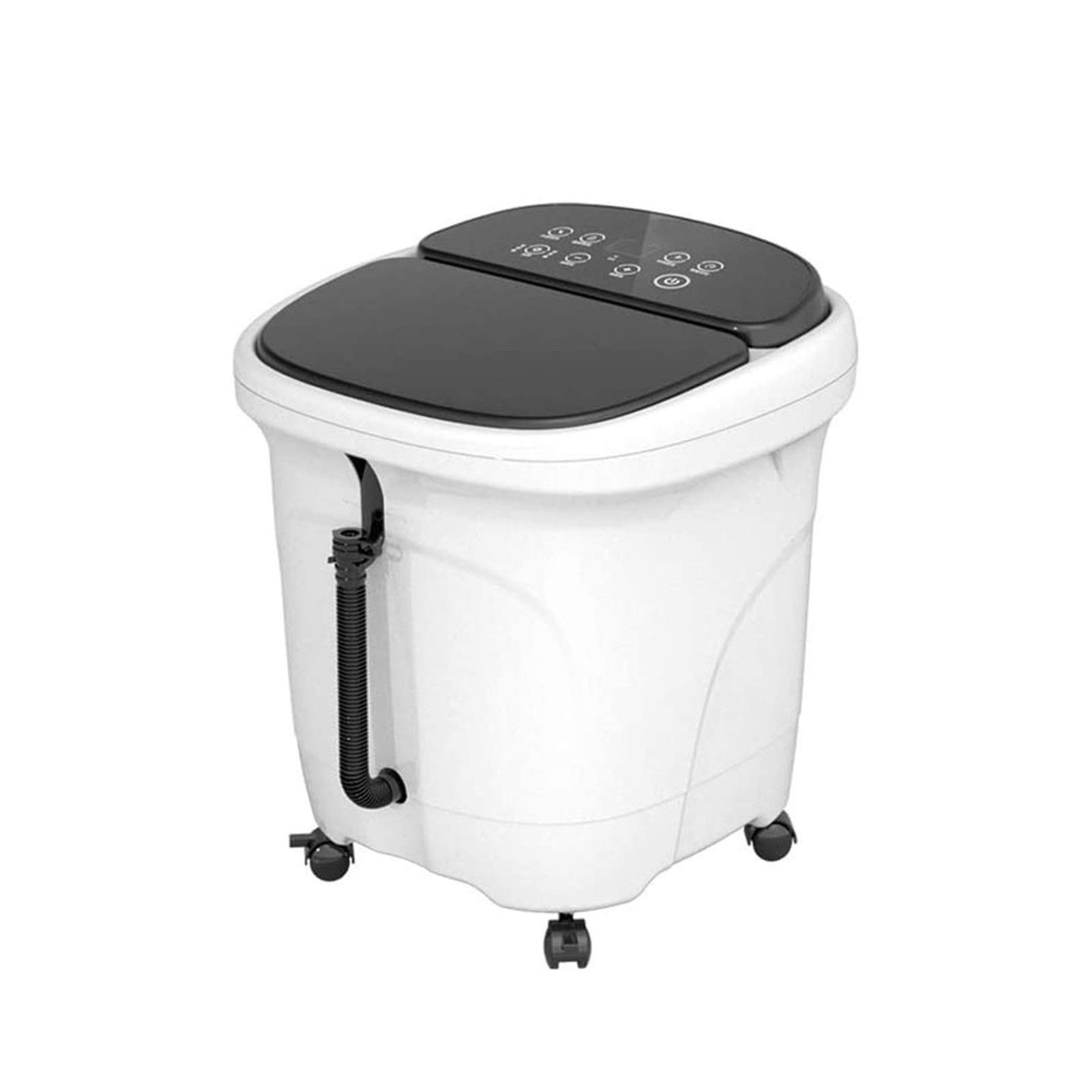 Relaxing Foot Spa Massager with 6 Shiatsu Rollers, Heating & Temperature Control, Bubbles & Vibration - Perfect for Home, Office & Post-Workout Recovery