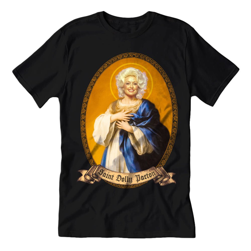 Saint Dolly Parton Graphic T-Shirt - Vintage Country Music Tee for Women & Men - Perfect for Concerts, Fan Gifts & Casual Wear