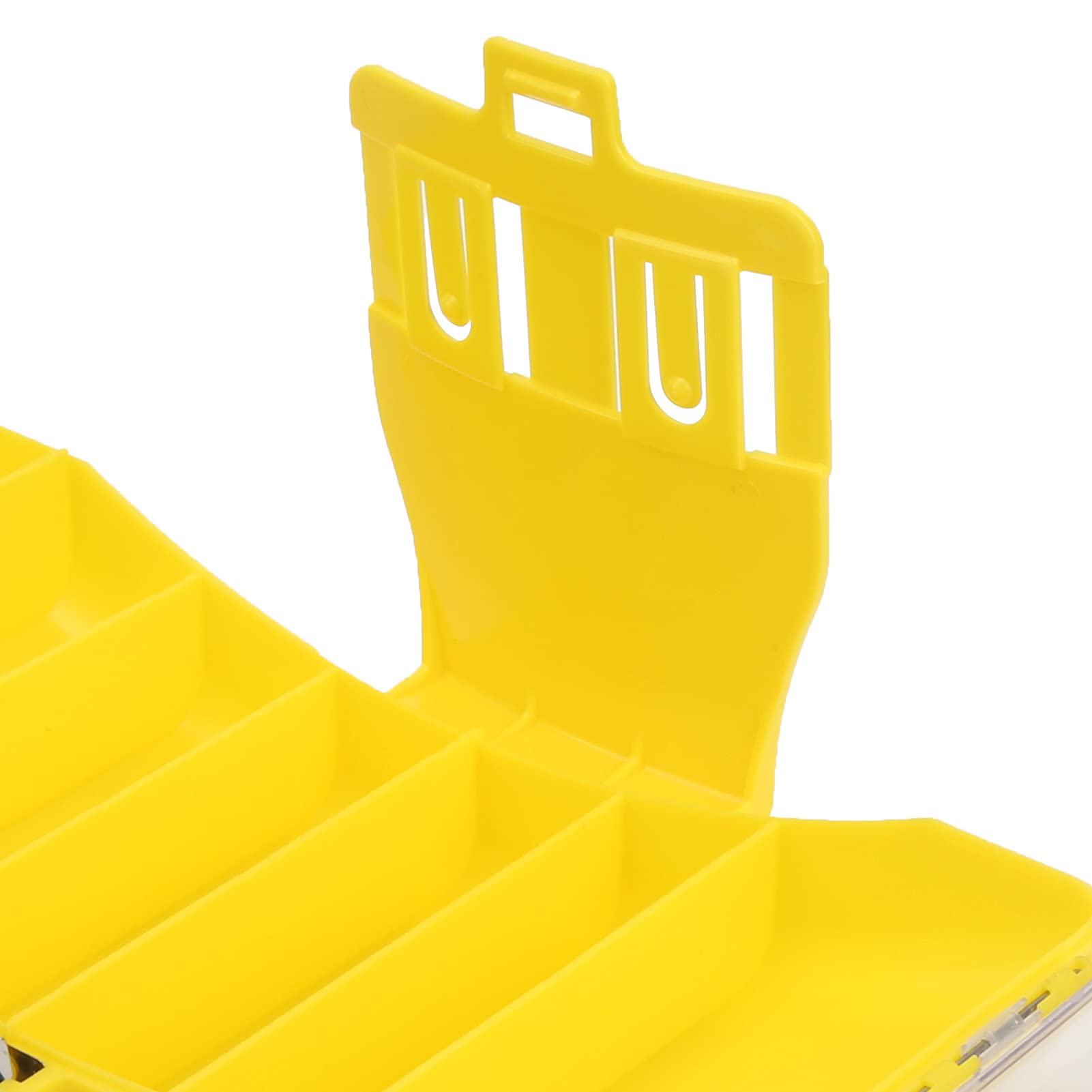 Ubersweet® Waterproof Fishing Tackle Box - Durable Chemical-Resistant Waist Pack for Saltwater & Freshwater Fishing (Yellow) - Perfect for Beach, Lake, and Boat Fishing Trips