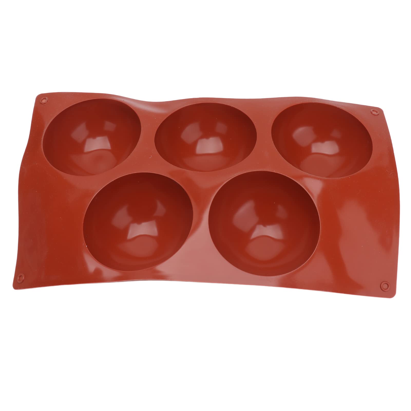 3D Silicone Hemisphere Chocolate Mold for Baking - Round Cake, Pastry, Fudge & Doughnut Making | Perfect for DIY Desserts, Party Treats & Holiday Baking Gifts