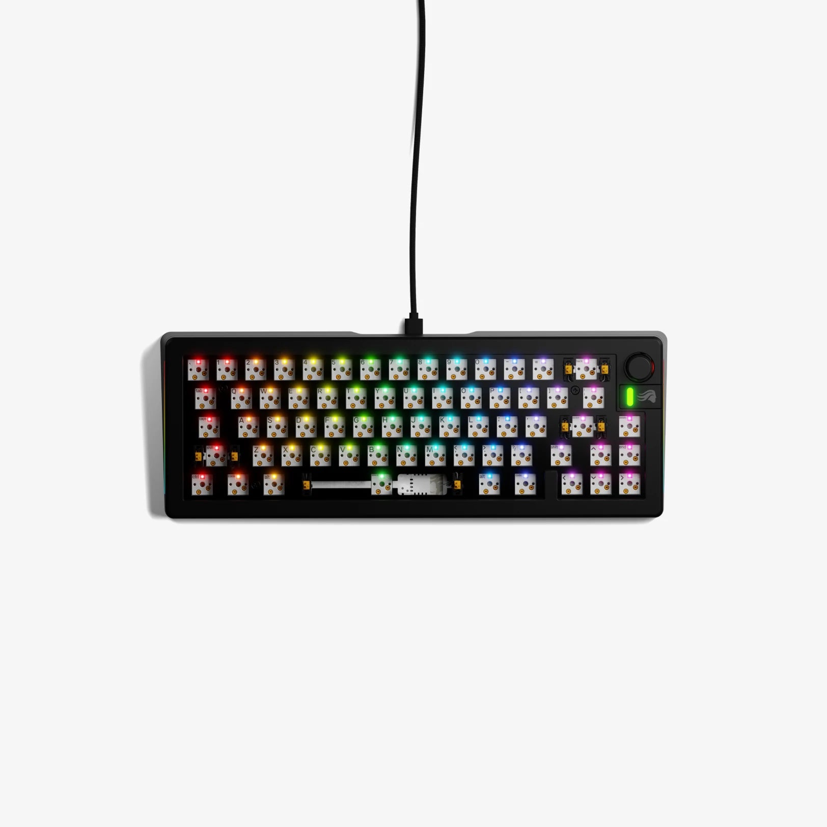 GMMK 3 60% Hot-Swappable Mechanical Gaming Keyboard Barebones Kit - Compact RGB Backlit for PC, Mac, Esports & Typing Enthusiasts