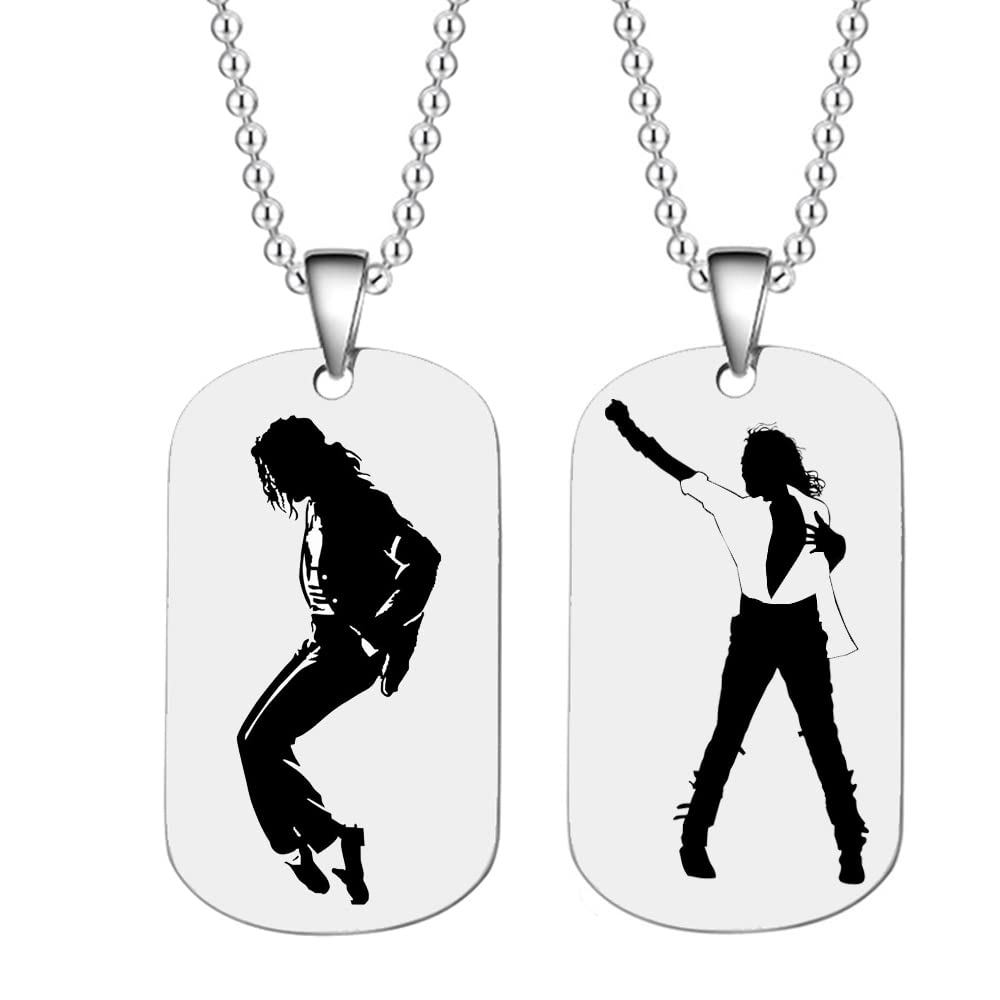 Stylish Necklace & Bracelet Set for Men & Kids - Fashion Jewelry Pendant Gift for Fans & Memorial Collection - Perfect for Gifts, Parties & Everyday Wear