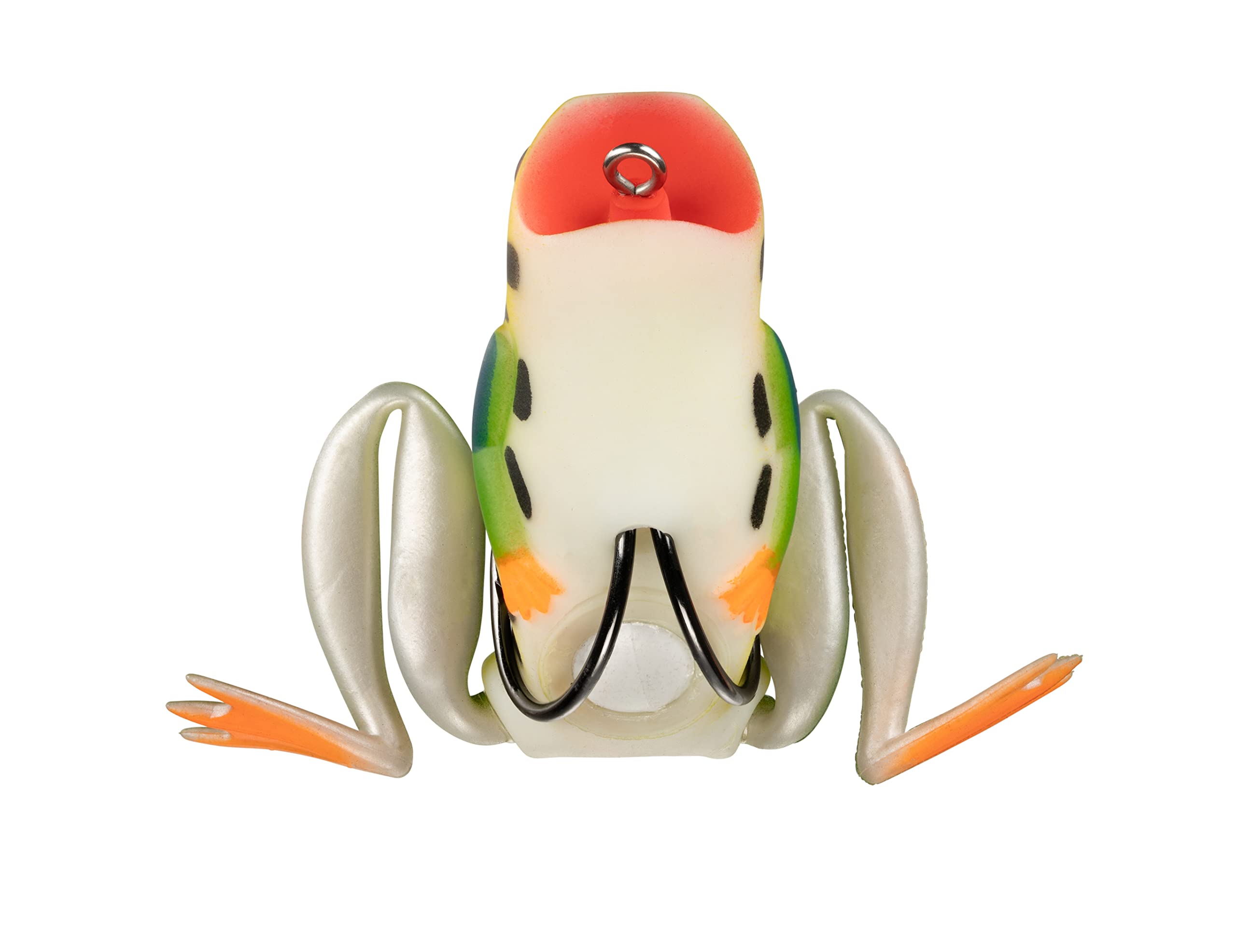 Lunkerhunt Frog Fishing Lure 1/4 oz - Topwater Bass Bait with Weedless Hooks & Hollow Body Design - Perfect for Bass, Trout, and Pike Fishing in Lakes, Ponds, and Rivers