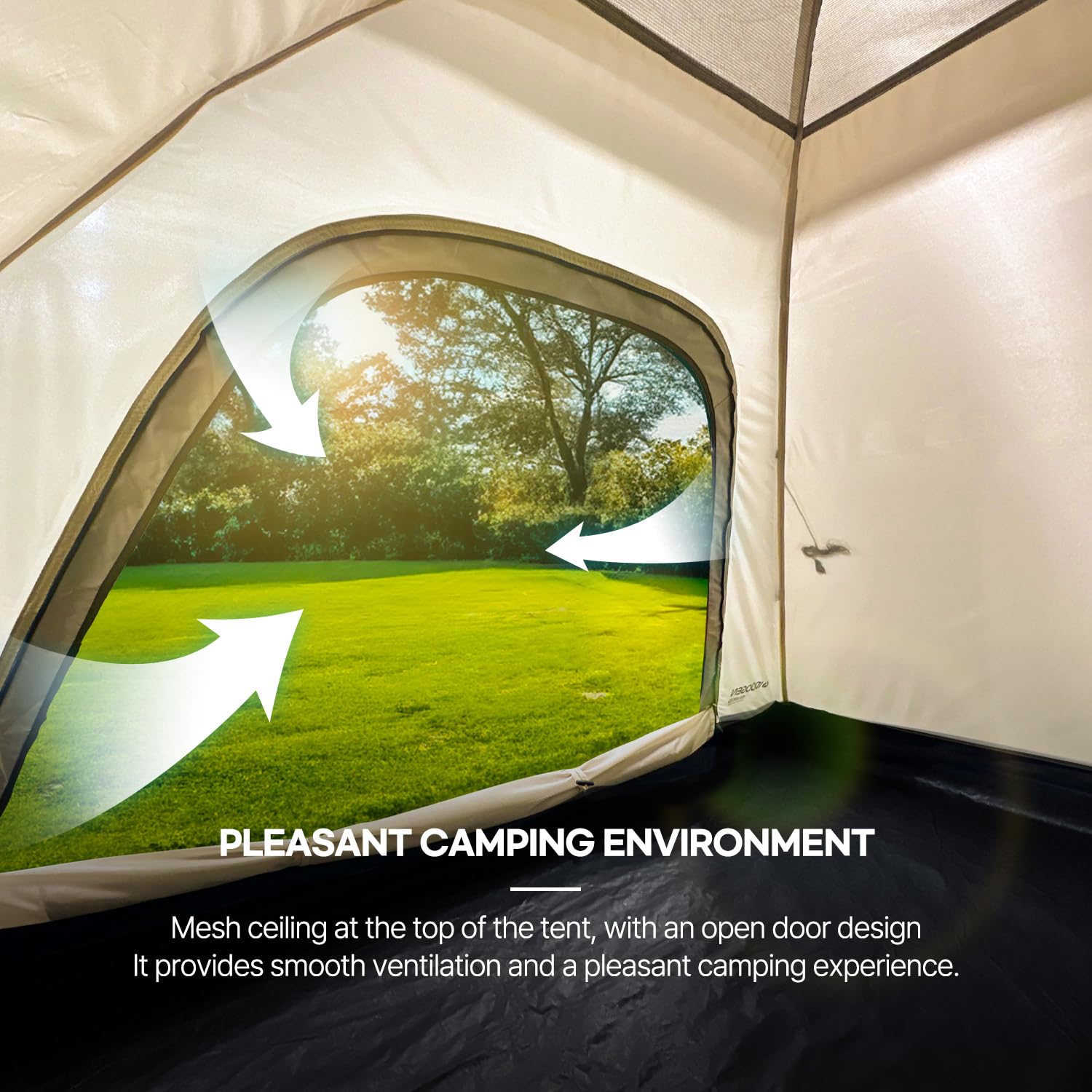 2/4/6 Person Lightweight Dome Camping Tent - Easy Setup Portable Tent for Outdoor Adventures, Hiking & Backpacking | Perfect for Family Camping, Beach Trips & Music Festivals