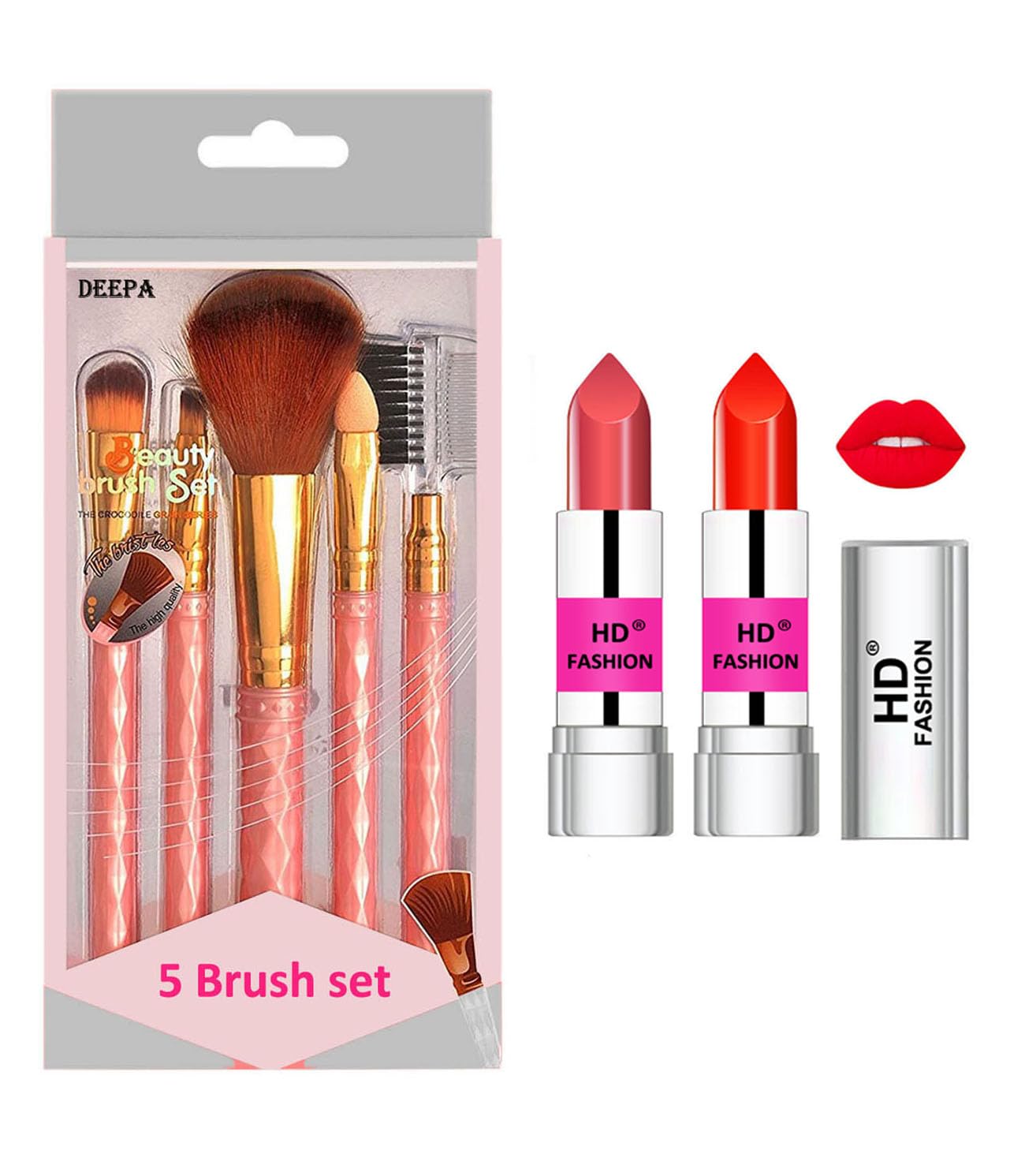 HD Fashion 15 Pcs Ultimate Radiant Glow Makeup Kit for Women - Complete Beauty Routine & Enhancement Set | Perfect for Daily Makeup, Special Occasions & Professional Use