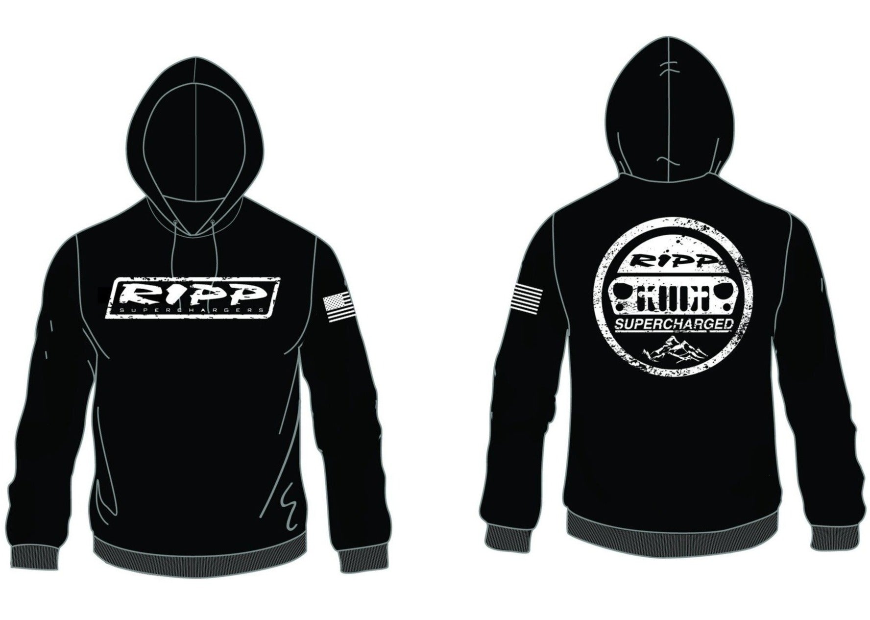 RIPP RATED Hoodie - Premium Quality Men's & Women's Zip Up Sweatshirt | Comfortable Streetwear for Casual Wear, Gym & Outdoor Activities