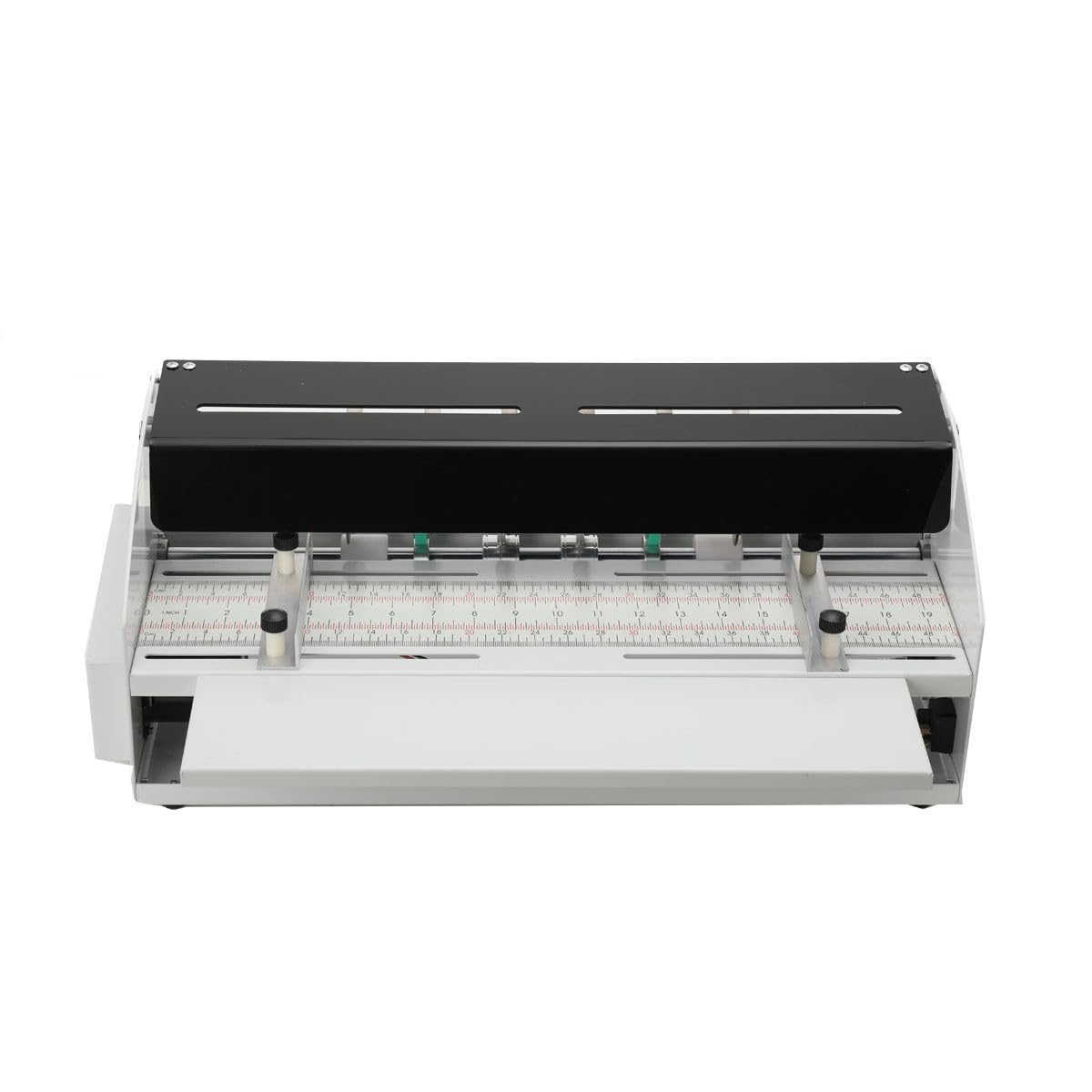 3-in-1 Electric Paper Creasing and Scoring Machine - 18 Inch Adjustable Card Creaser, Perforator & Cutter for Invitations, Tickets, Greeting Cards - Perfect for DIY Crafting, Wedding Invitations & Business Stationery (Model QY-H500)