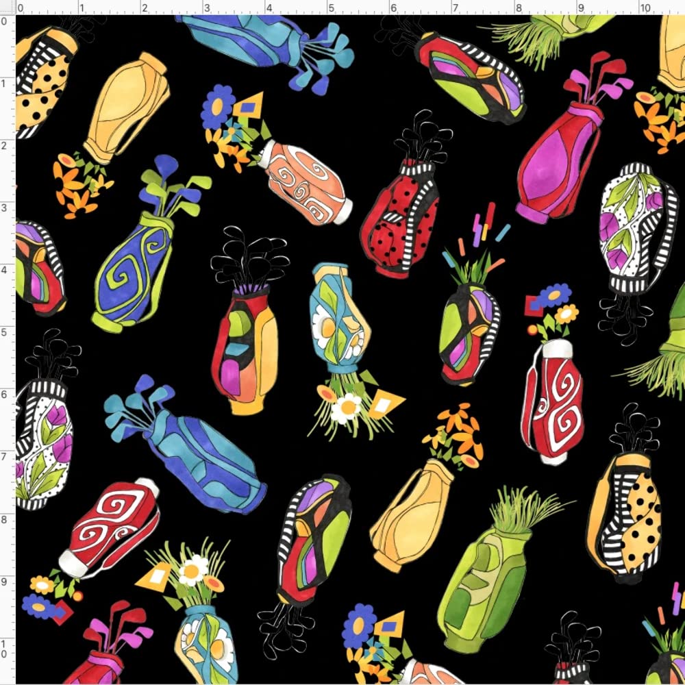 Premium Black Fabric by The Yard - 100% Cotton Quilting Material for DIY Sewing Projects, Home Decor & Crafting | Perfect for Quilts, Tote Bags, Apparel & More