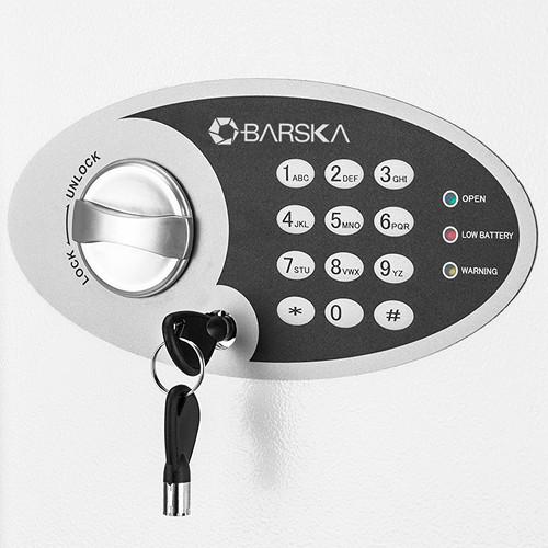 Barska AX12660 Digital Wall Safe with 144-Key Storage - Secure Home & Office Use for Valuables, Documents, and Keys
