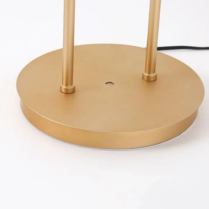 Modern Two-Headed Glass Sphere Floor Lamp - Elegant Home Decor for Living Room, Bedroom, or Office Lighting