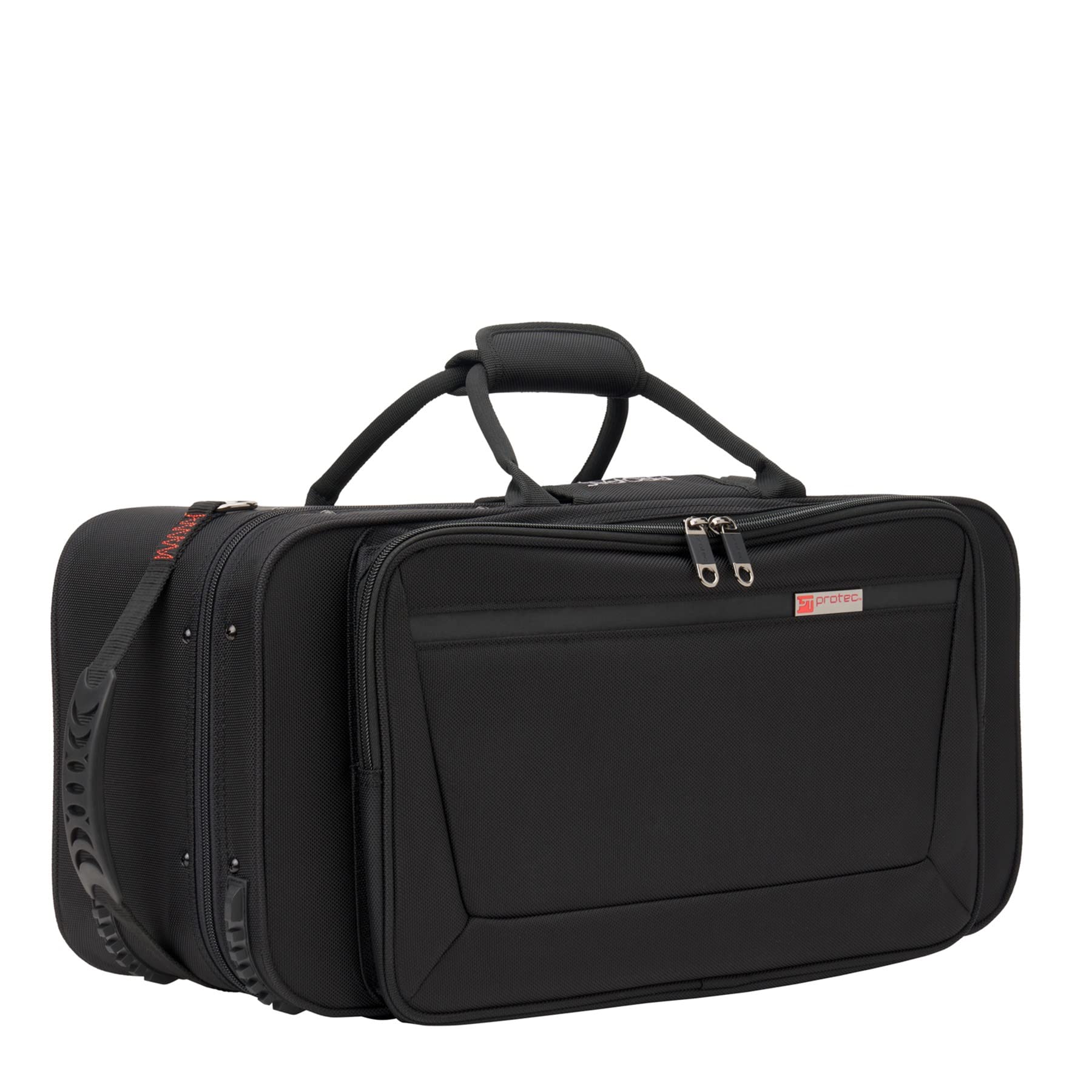 Protec Trumpet Rectangular PRO PAC Case with Mute Storage Compartment - Model PB301 Black | Durable Instrument Protection for Travel & School Band Performances