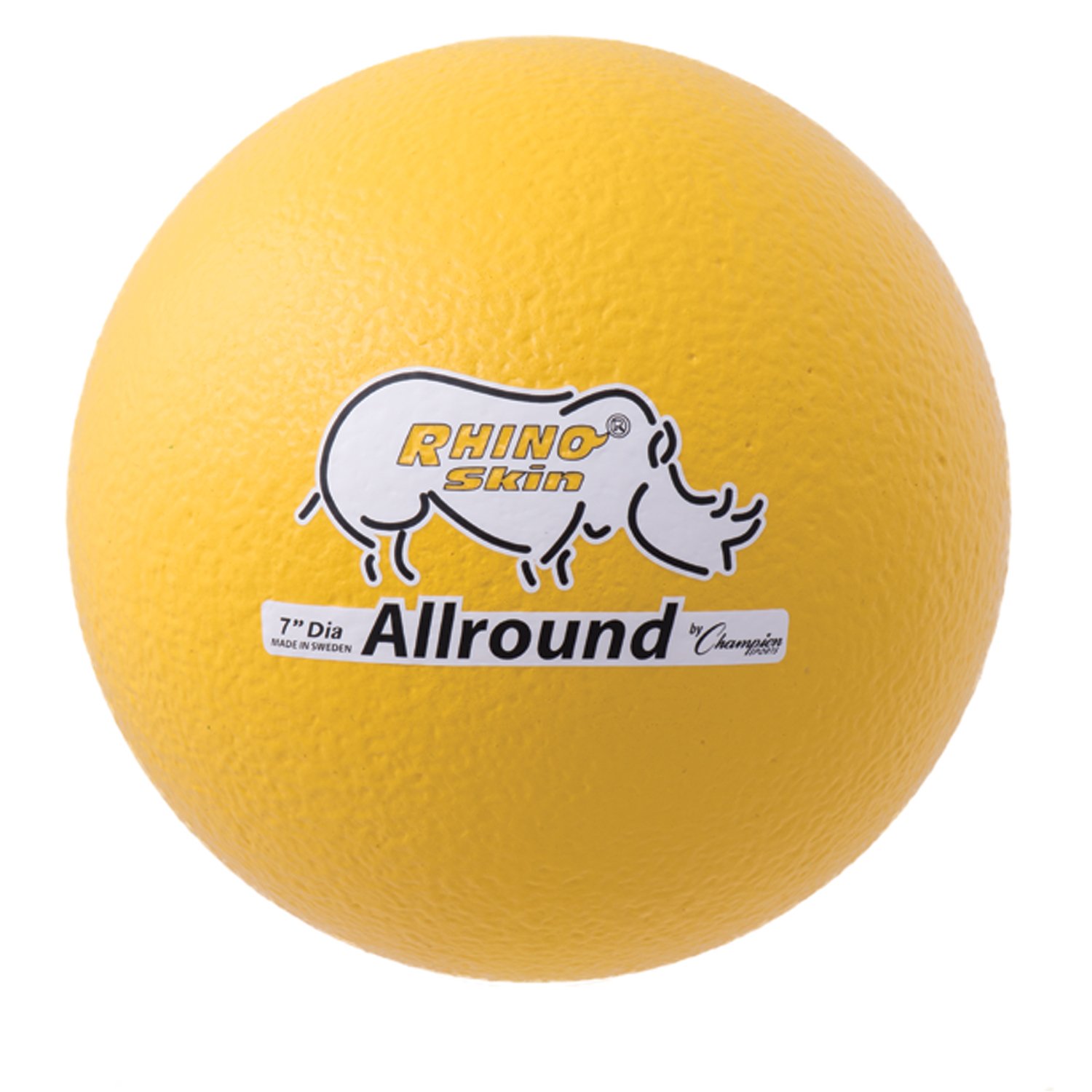 Champion Sports Rhino Skin Medium Bounce Dodgeballs - Official Size for Dodgeball Games, Gym Class & Outdoor Play - Perfect for Schools, Recreation & Team Sports Activities