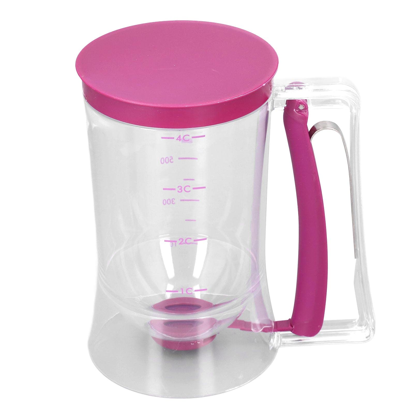 Premium Funnel Cake Batter Dispenser with Trigger Handle - Wide Opening for Easy Pouring - Durable PP Material - Perfect for Waffles, Pancakes, Baking & Dessert Making - Ideal for Home Kitchens, Bakeries & Food Trucks
