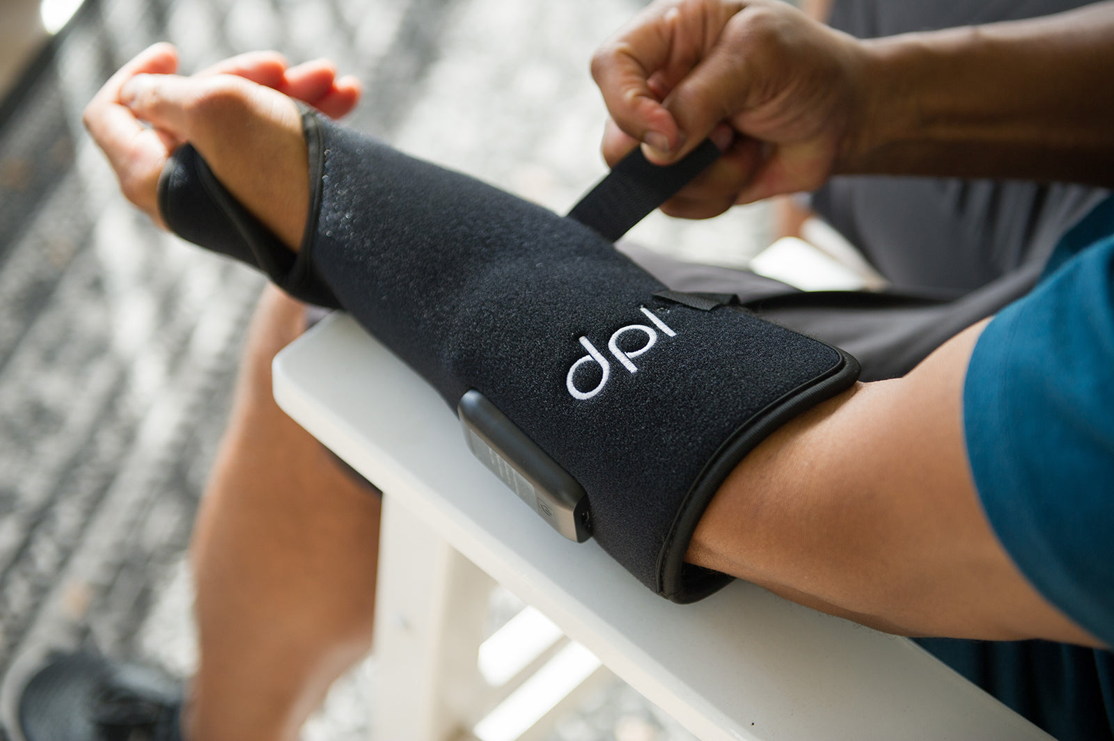DPL Wrist Wrap Light Therapy for Pain Relief - Red Light Therapy Device for Joint & Muscle Pain, Carpal Tunnel, Arthritis - Portable & Rechargeable for Home & Office Use