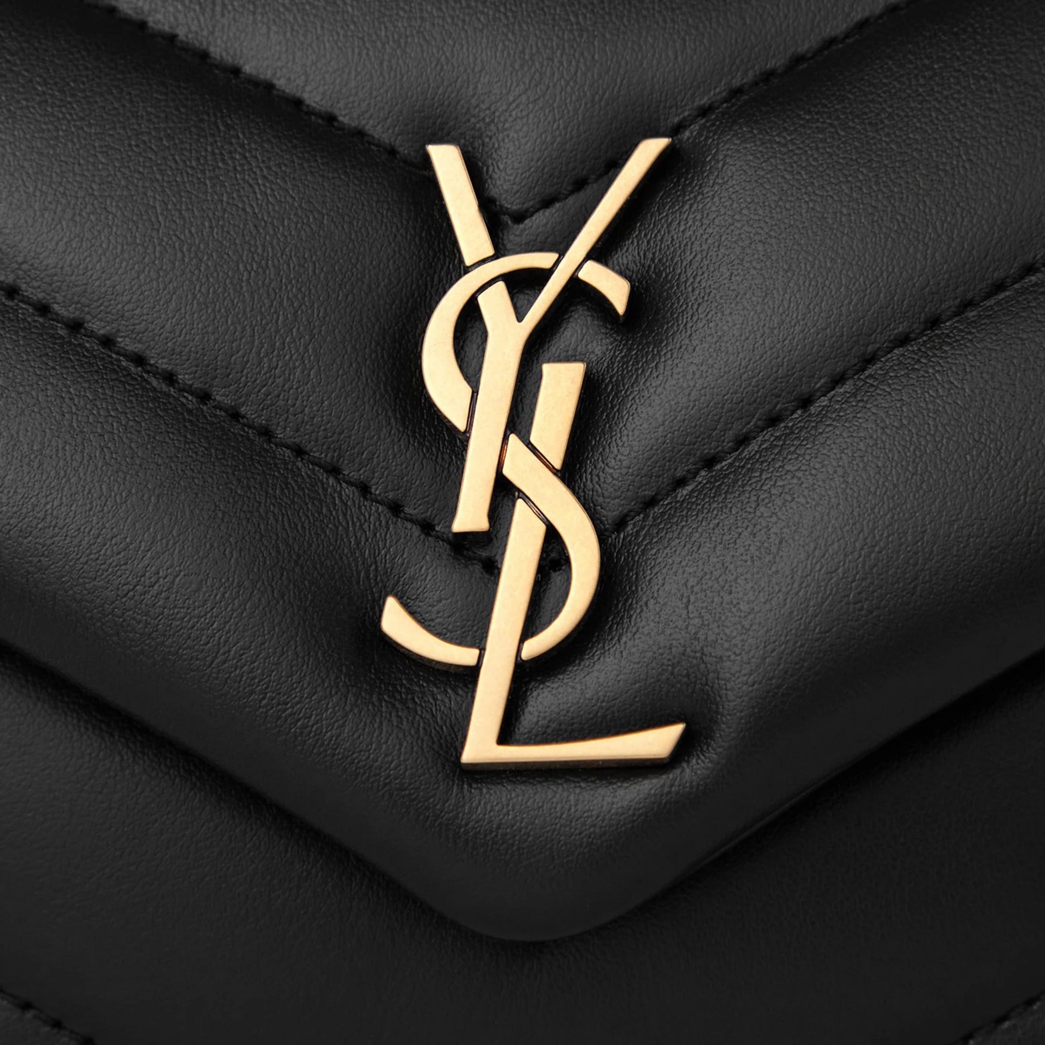 Saint Laurent Loulou Quilted Leather Shoulder Bag for Women - Black Luxury Designer Handbag for Work, Travel & Evening Events