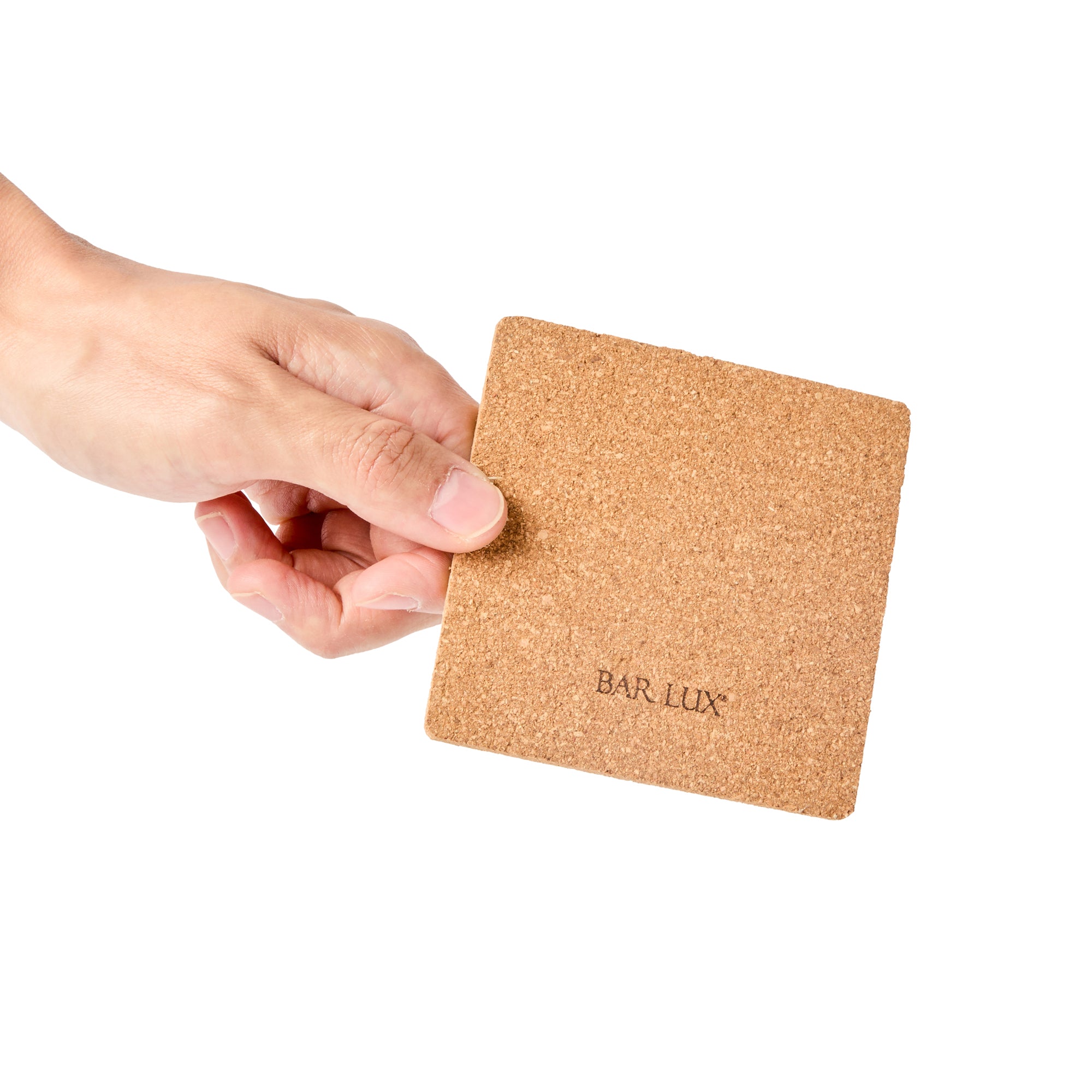Premium Square Cork Coasters 4x4 Inches - Set of 100 - Natural Wine & Drink Protectors for Tables, Bars, Restaurants & Home Decor