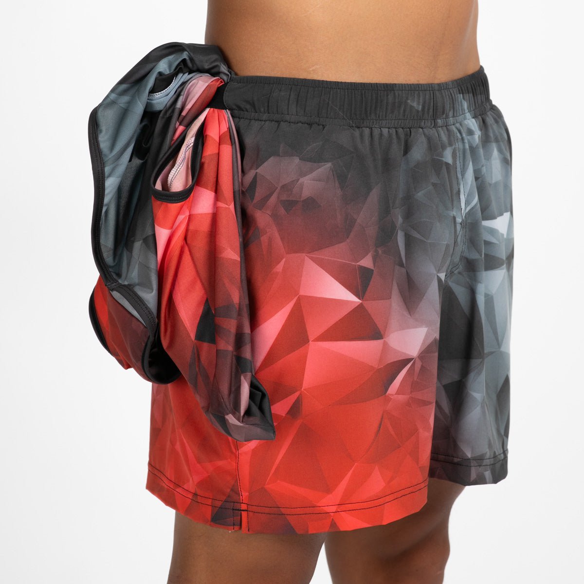 Limited Edition Men's Running Shorts - Crystal Design | Lightweight & Breathable for Gym, Jogging & Outdoor Sports