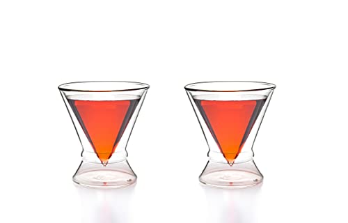 Martini with Ring Set of 2