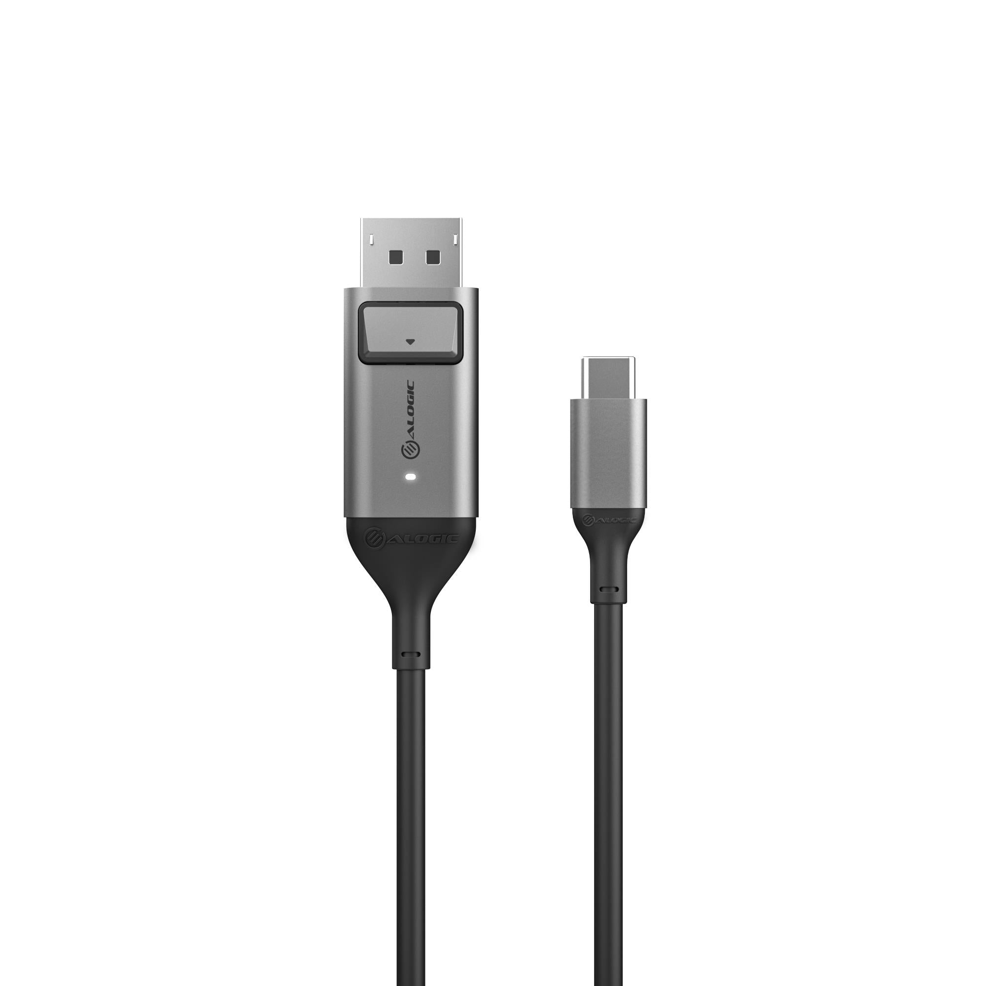 Alogic 1m USB-C to DisplayPort Cable - 4K@60Hz Ultra HD Video, High-Speed Data Transfer - Perfect for MacBook Pro, Dell XPS, Gaming Monitors & Home Office Setup