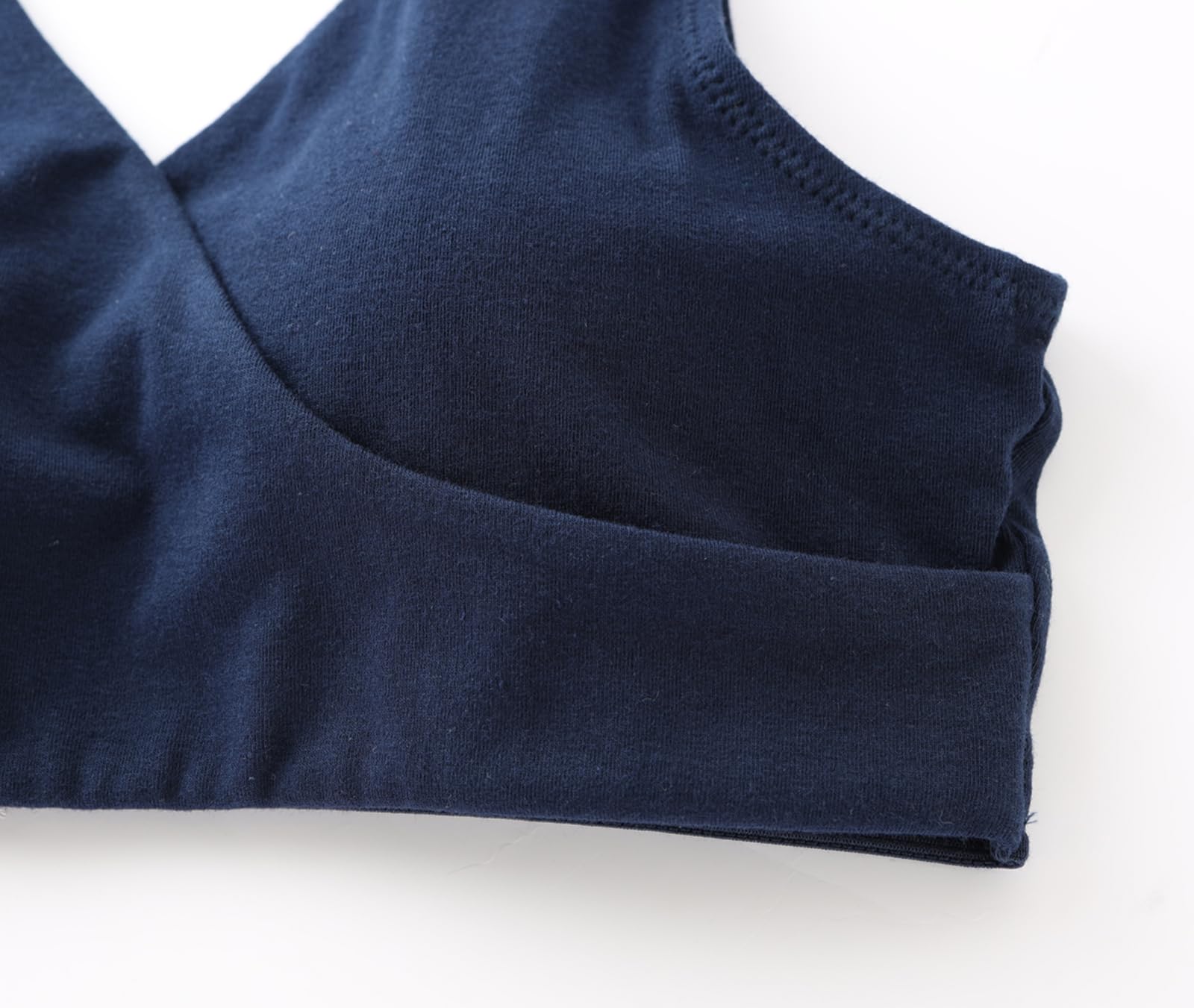 Comfortable Wireless Nursing Sleep Bra for Women - Soft Cotton Maternity Bra for Breastfeeding & Nighttime Use