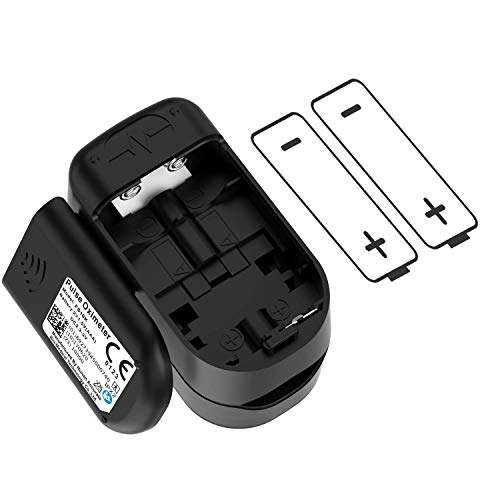 ANKOVO Finger Pulse Oximeter - Accurate Blood Oxygen Saturation (SpO2) Monitor with Heart Rate & Pulse Rate Measurement - Ideal for Home Use, Sports & Travel