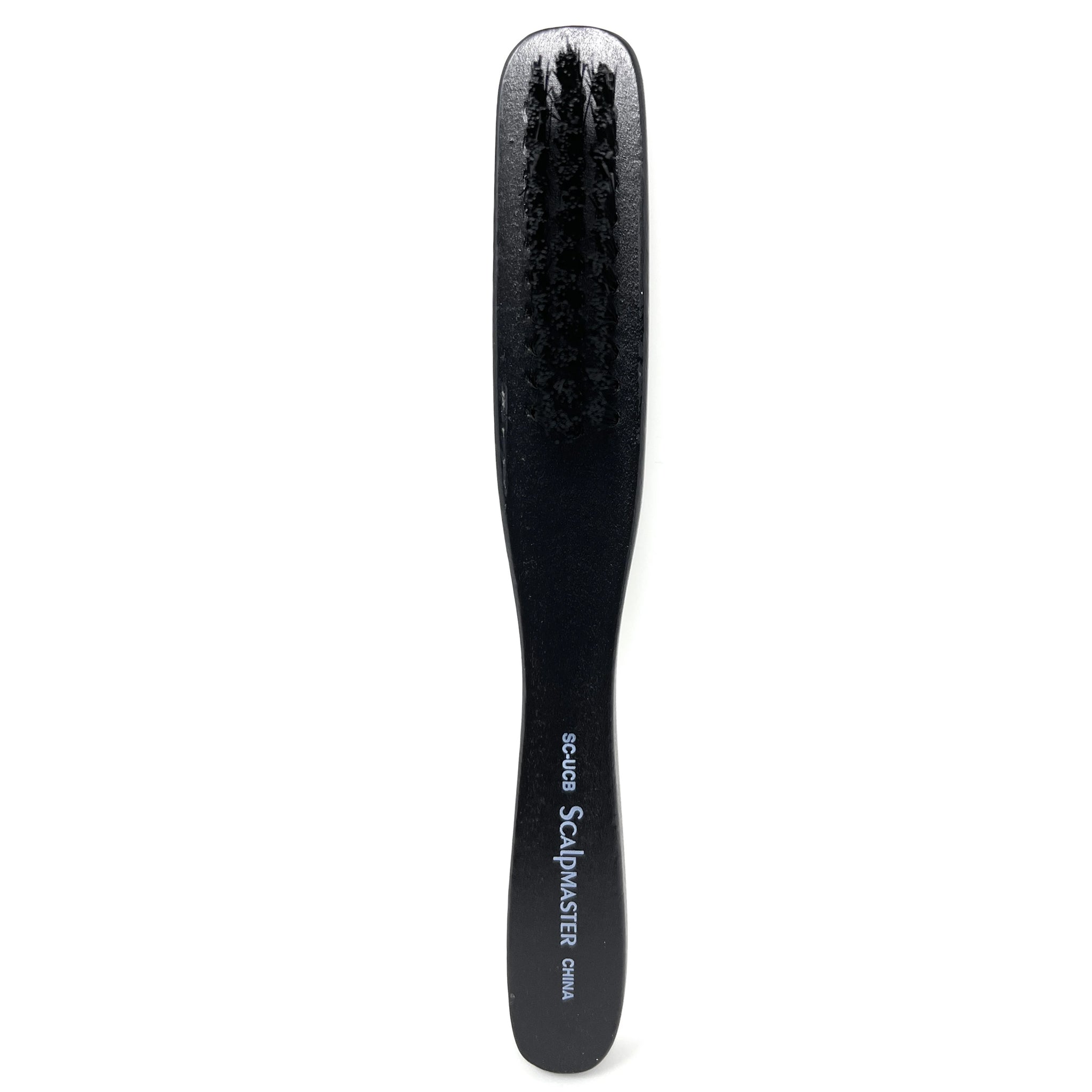 Scalpmaster Professional Clipper Cleaning Brush - 2 Pack with Nylon & Boar Bristles, Wooden Handle for Hair Clippers & Trimmers - Perfect for Barbershops, Home Grooming & Fade Haircuts