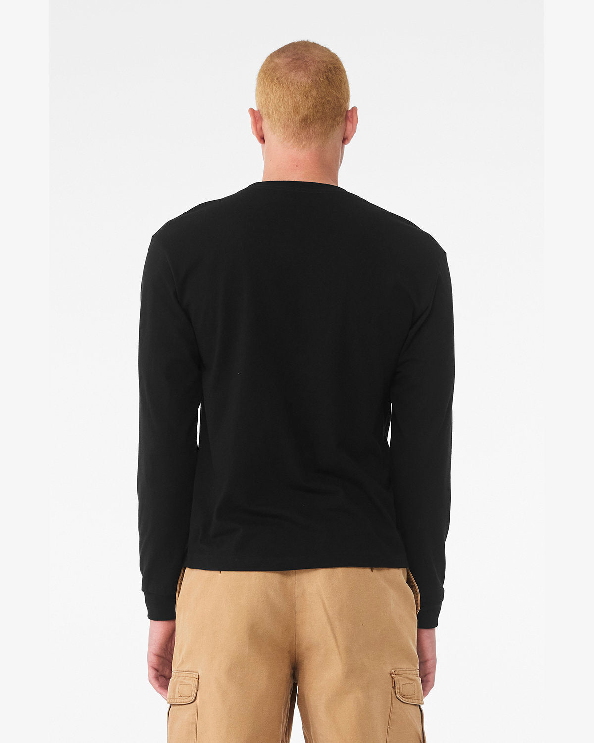 Bella + Canvas 3511 Unisex 6oz Heavyweight Long Sleeve T-Shirt - Soft Cotton Crewneck Tee for Men & Women - Perfect for Casual Wear, Workout & Layering