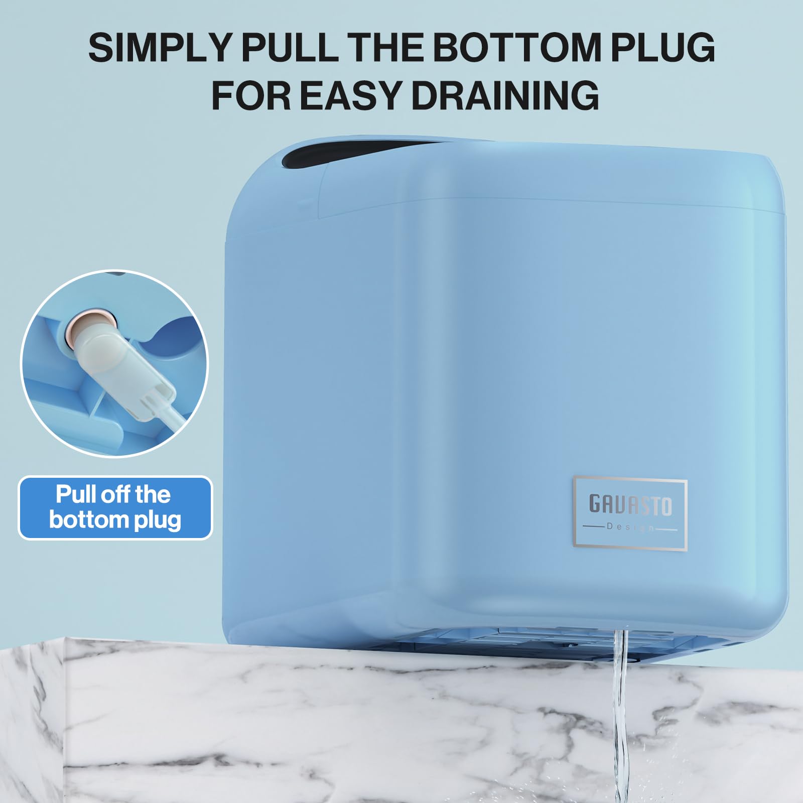 Portable Countertop Ice Maker - 9 Ice Cubes in 6 Minutes, 33lbs Daily Capacity, One-Touch Operation & Self-Cleaning Function with Ice Scoop & Basket - Perfect for Home, Kitchen, Office, Bar, RV & Outdoor Parties (Blue)