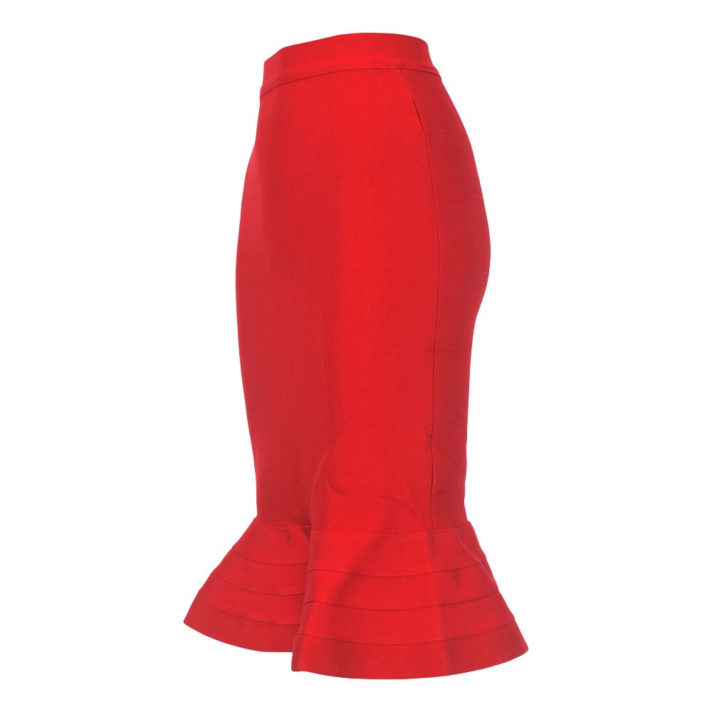Mermaid Fishtail High Waist Rayon Bandage Pencil Skirt for Women - Sexy Bodycon Party & Clubwear - Perfect for Night Out, Date Night, and Special Occasions