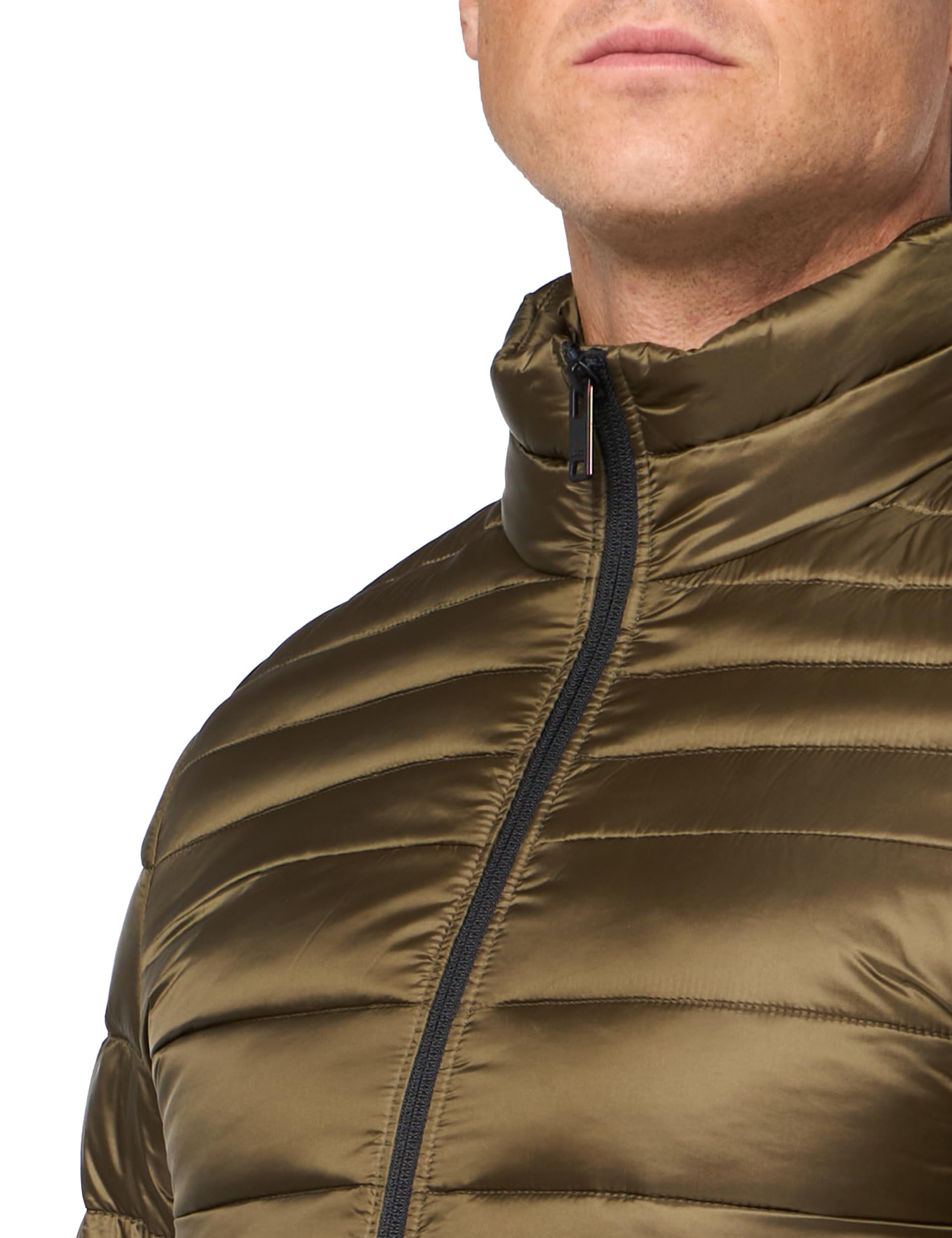 BOSS Men's Lightweight Soft Shell Puffer Jacket - Waterproof Winter Coat for Outdoor Activities, Hiking & Casual Wear