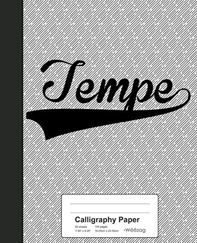 Premium Calligraphy Paper Notebook - Weezag TEMPE Notebook for Hand Lettering, Brush Pen & Ink Writing - Perfect for Artists, Beginners & Calligraphy Practice